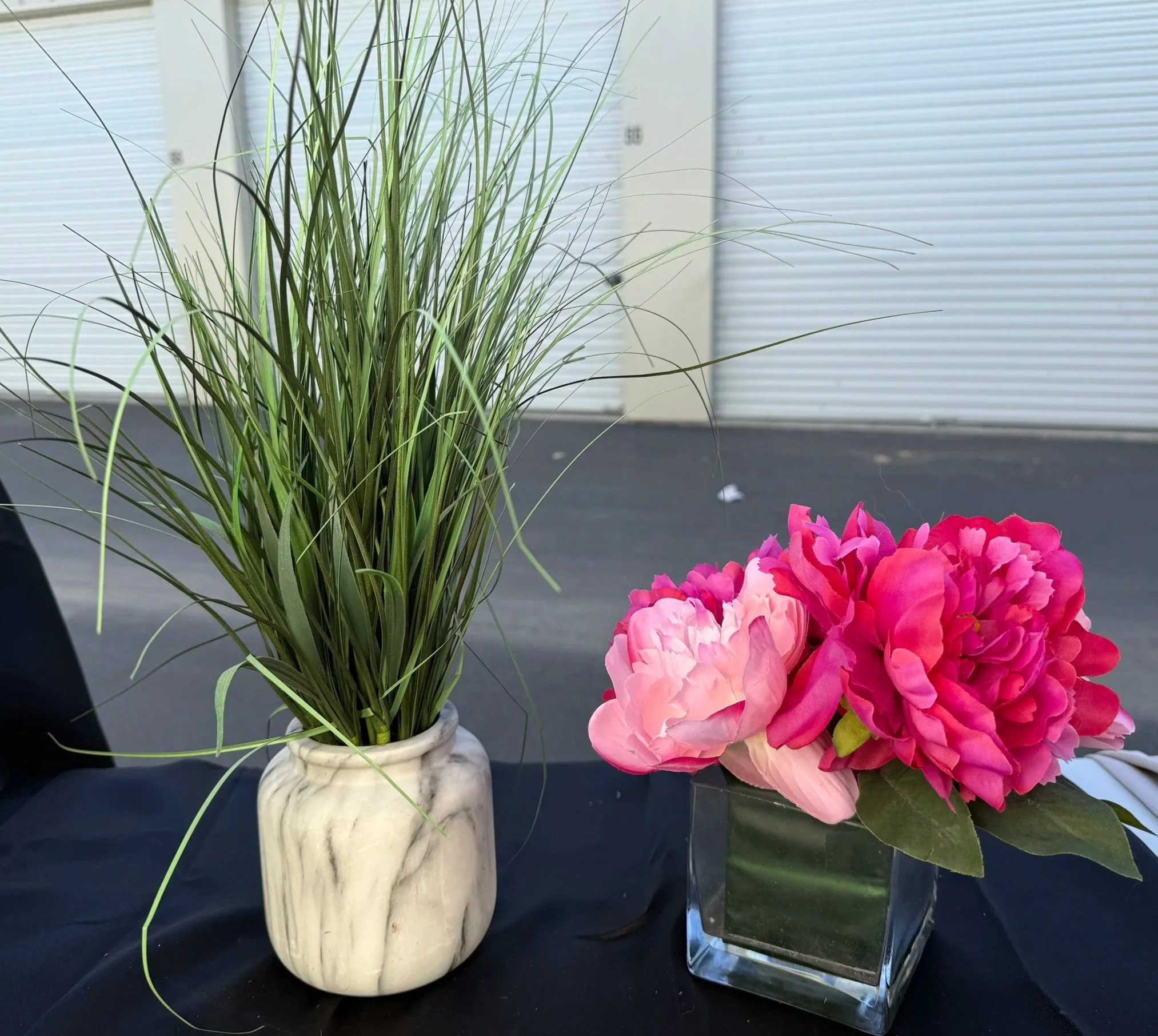 Assorted Floral Vase Arrangements
Pickup or Delivery — $3 each

(pre-arranged florals in assorted vases, ideal for table styling or accent décor - delivery fee based on mileage)