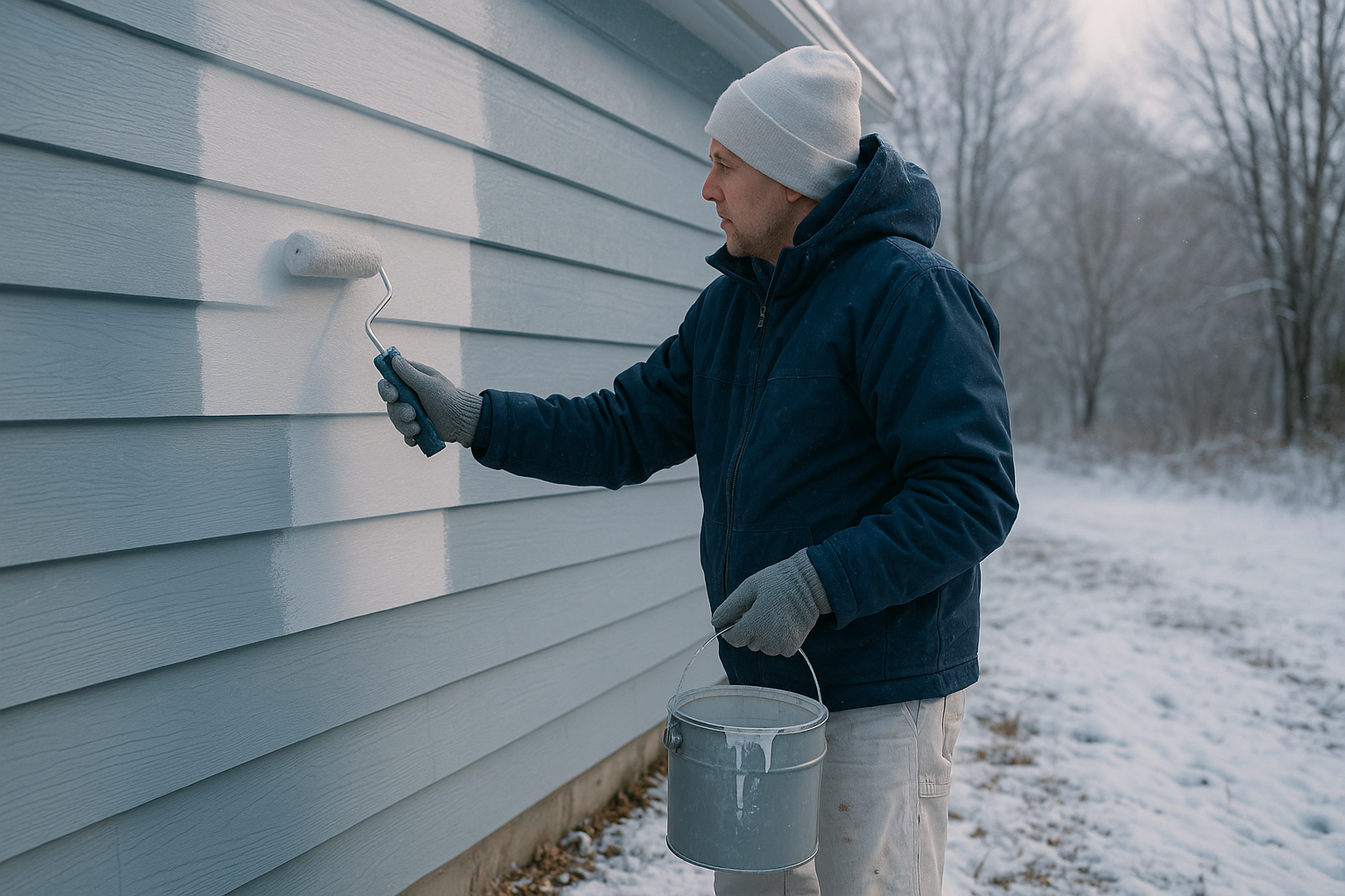 Knowing the temperature limitations for each paint is a must!