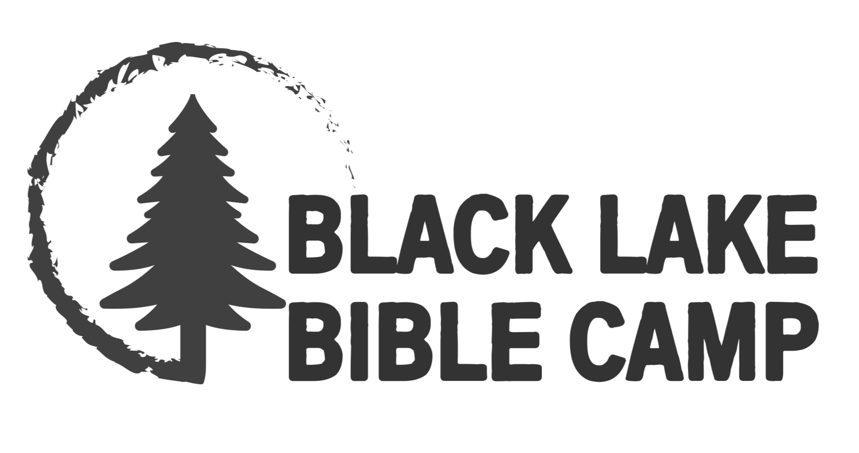 Logo of Black Lake Bible Camp, a Christian summer camp and ministry partner of Crown Hill Church.