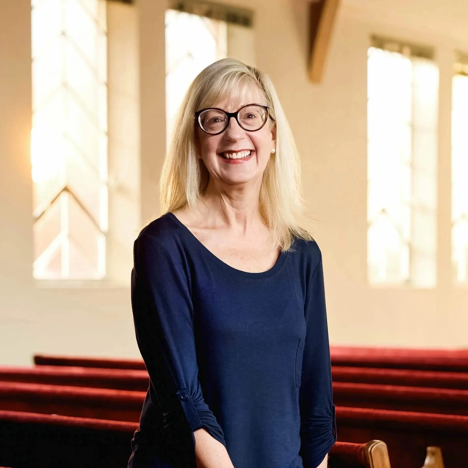 Portrait of Jonna Petry, Pastoral Intern at Crown Hill Church.