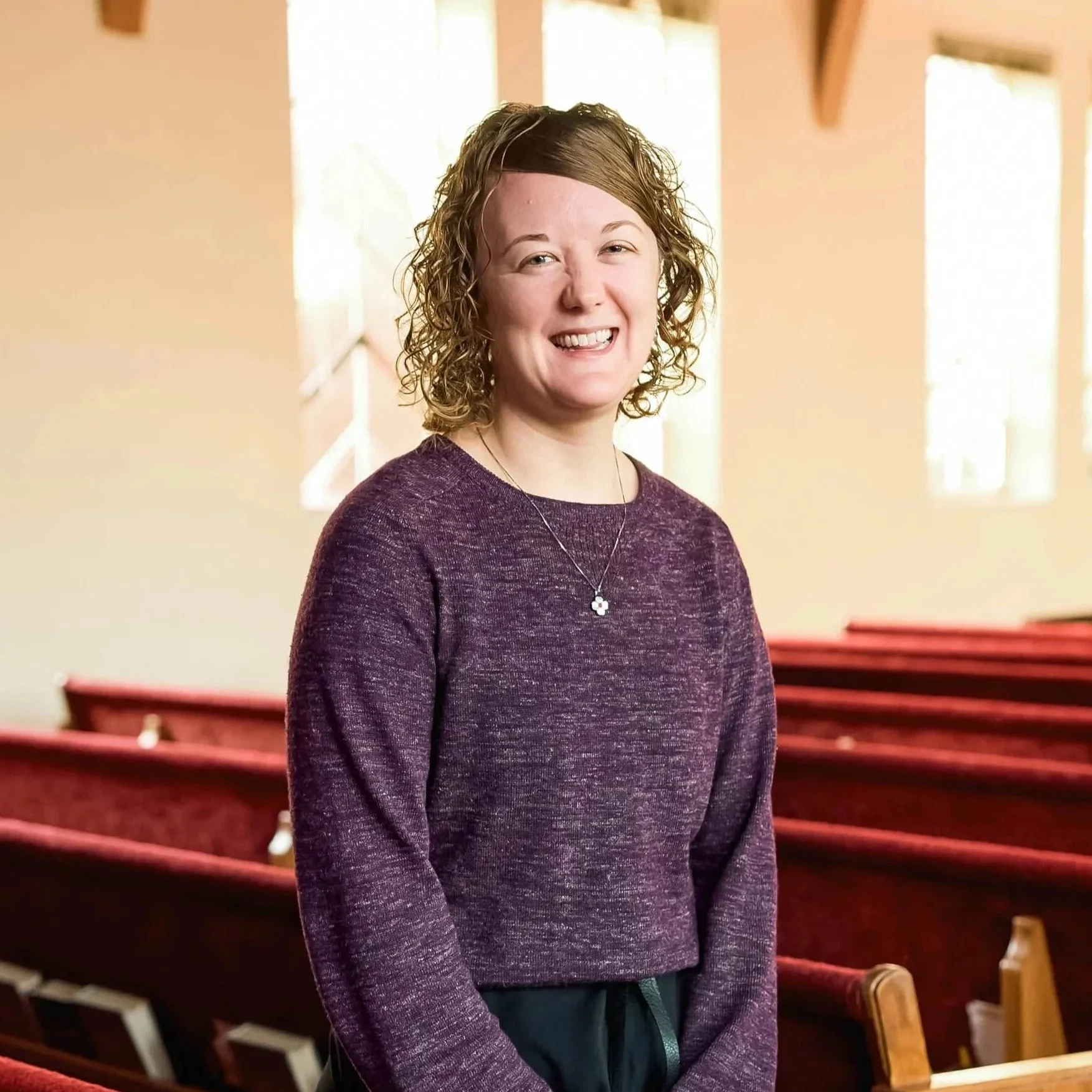 Portrait of Alyssa Pittman, Administrator at Crown Hill Church.