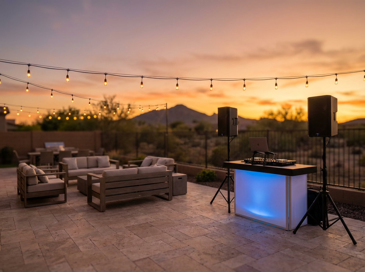 Best Time of Year to Throw a Scottsdale Outdoor Party (Heat, Sunset, and What Actually Works)