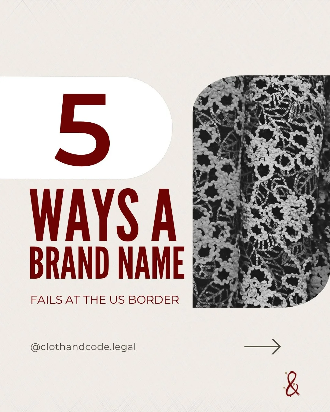 A name can clear your country&rsquo;s trademark registry but still fail in the US.

Save this if you plan to launch your clothing line or beauty products in the US. Clear the name first!

#fashionlaw #trademarklaw #brandprotection #internationalbrand