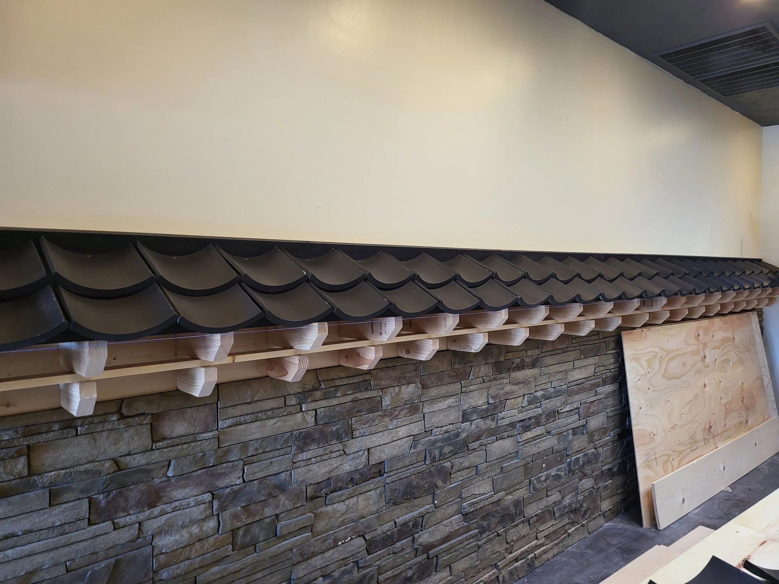 PDK corp_Federal Way_Seoul Tofu House_Tenant Improvement_custom korean tile kiwa wall