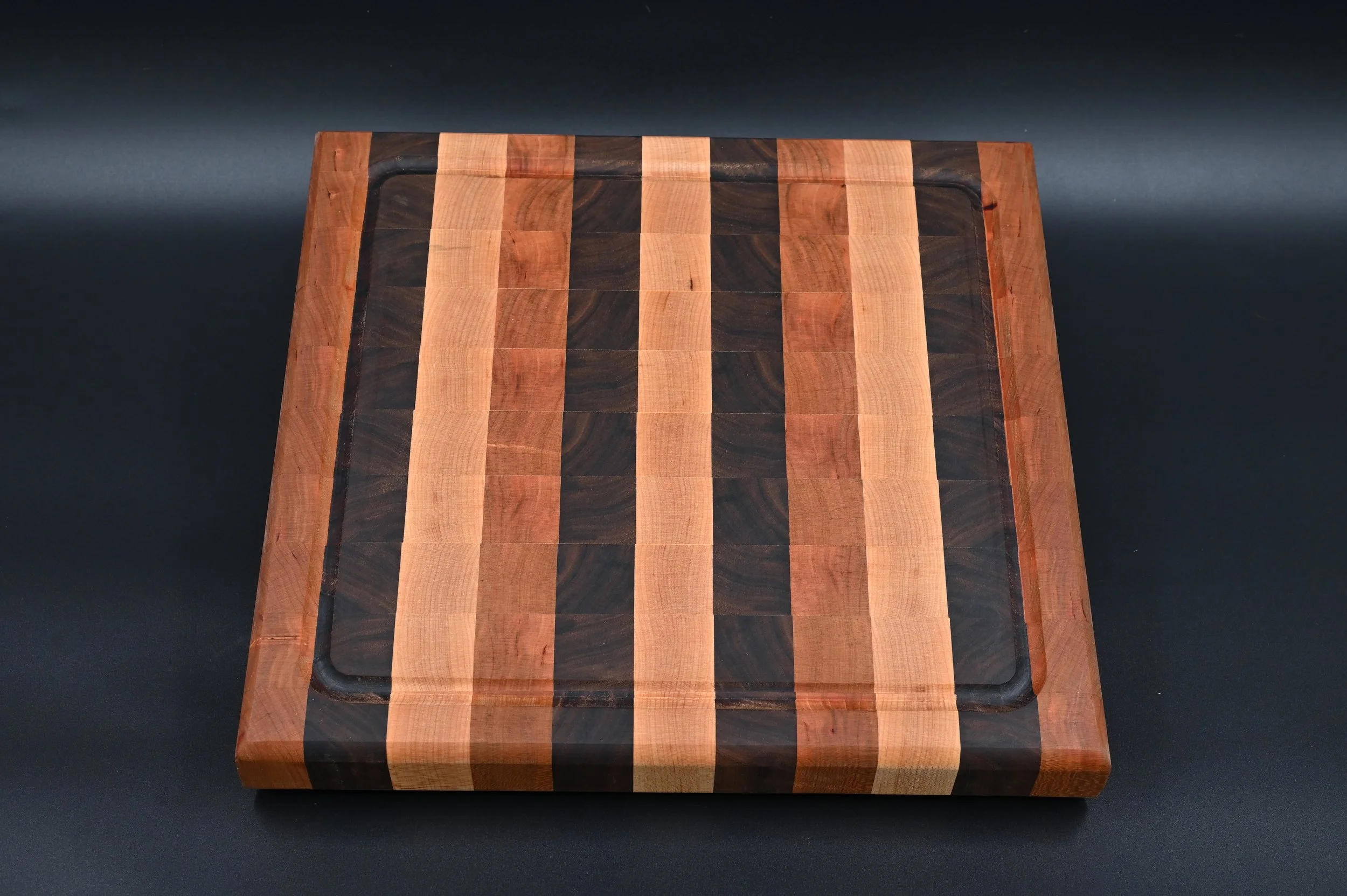 End Grain Square Cutting Board