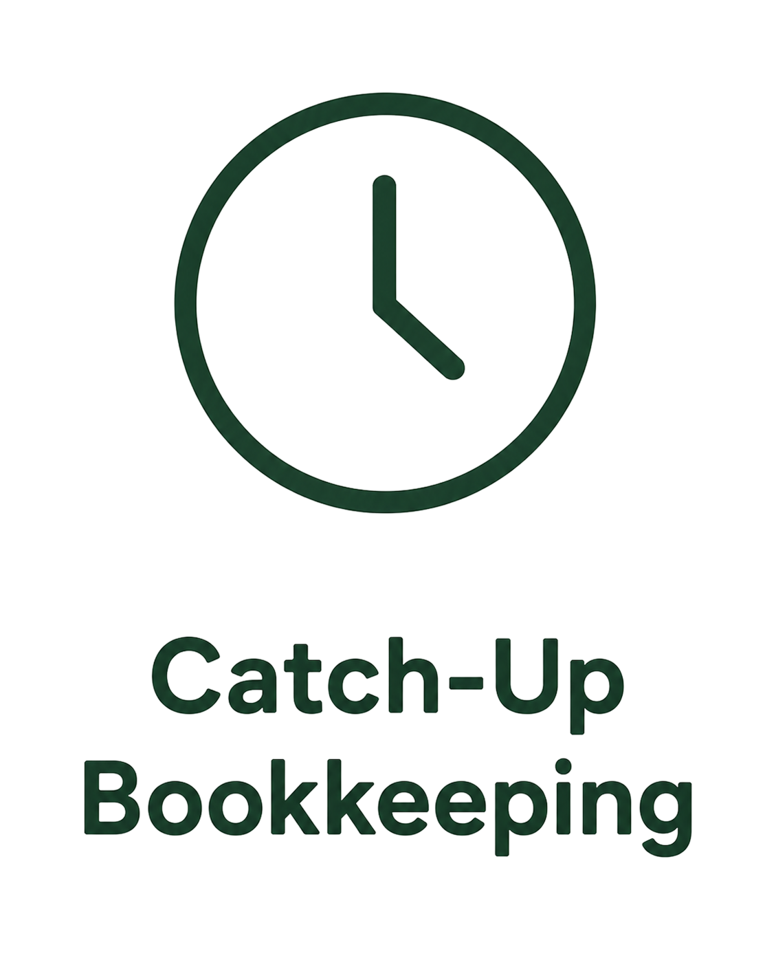 Catch-up bookkeeping services to bring your financial records up to date.