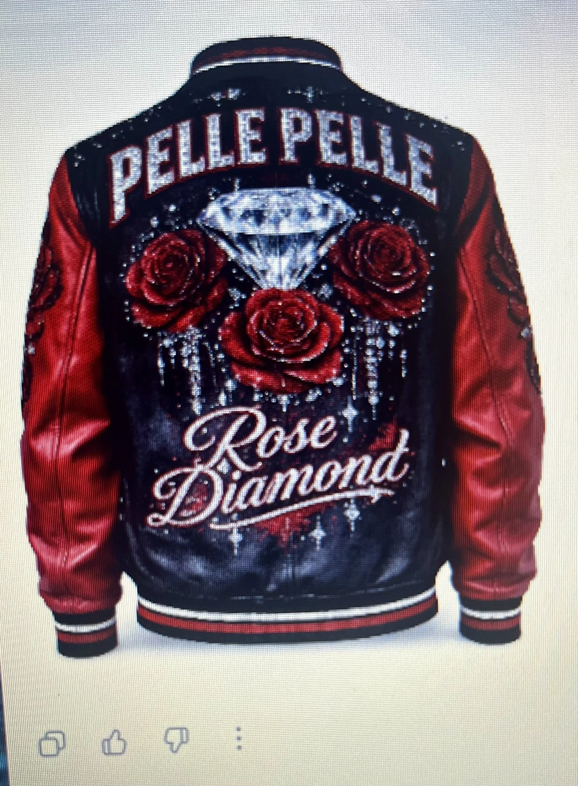 Rose Diamond PELLE PELLE  Leather Jacket