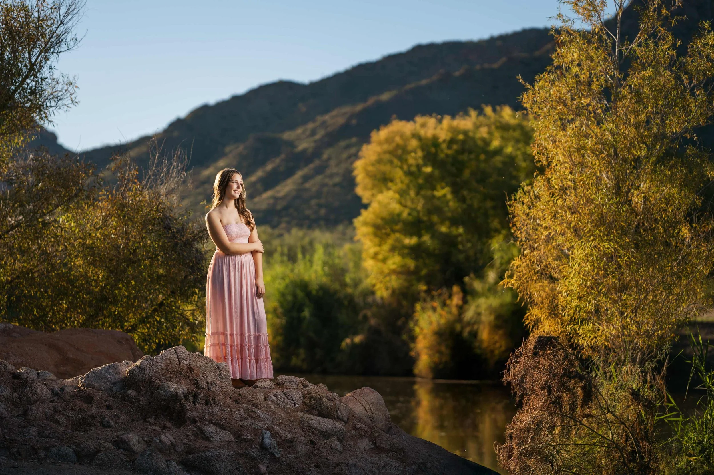 Salt River Senior Photos with Lakyn: Arizona Desert Magic at Sunset