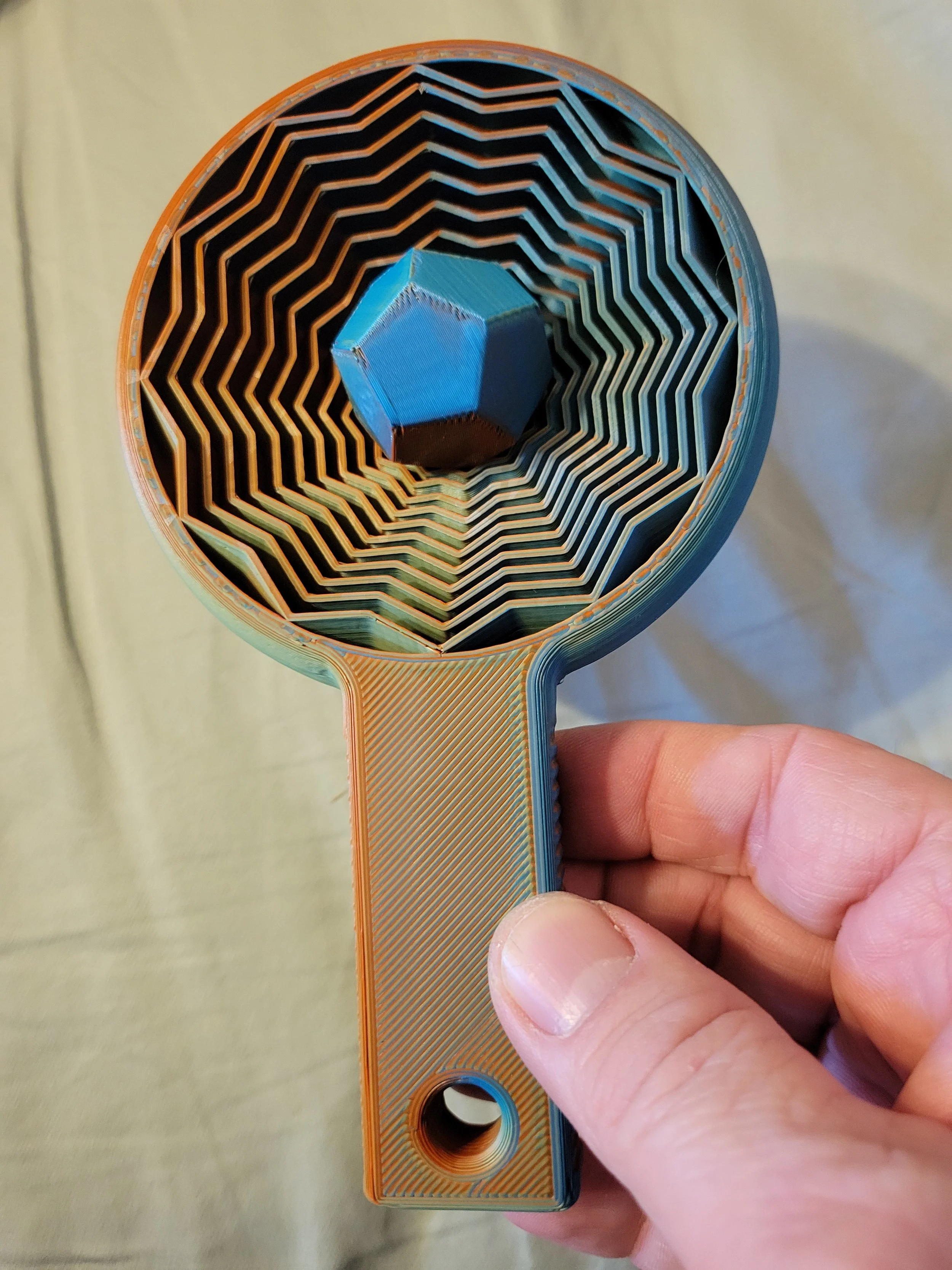 Kinetic Fidget Paddle w/Cube