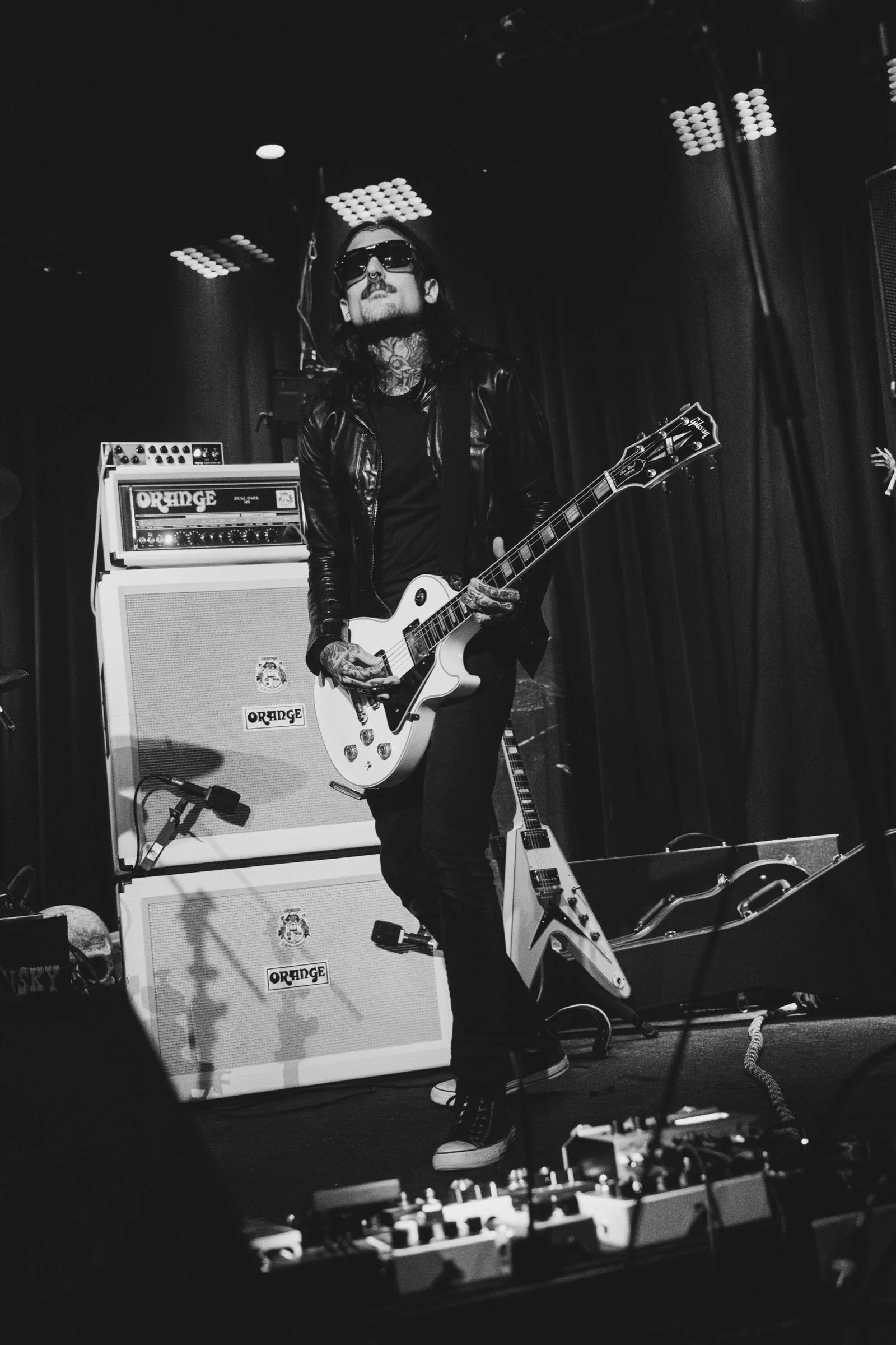 KaL with White Orange Stack at Whisky a go go by Chris Garcia  