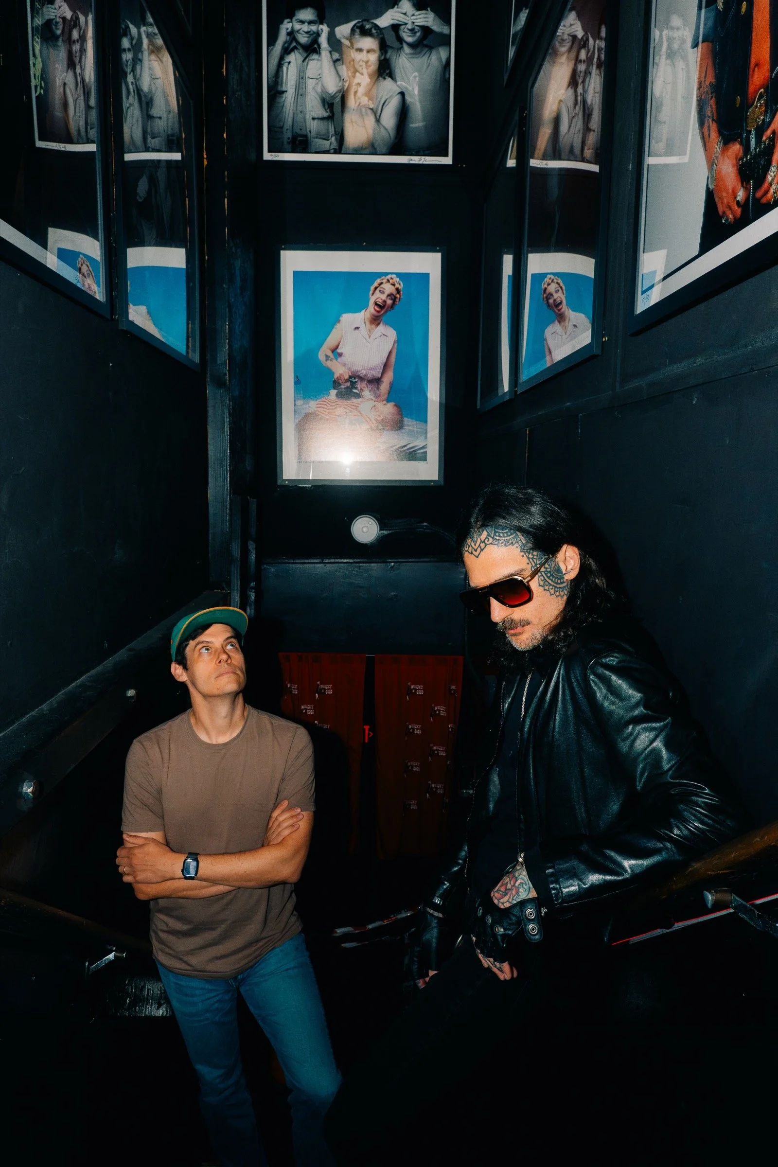 Art and KaL backstage at Whisky a go go by Chris Garcia