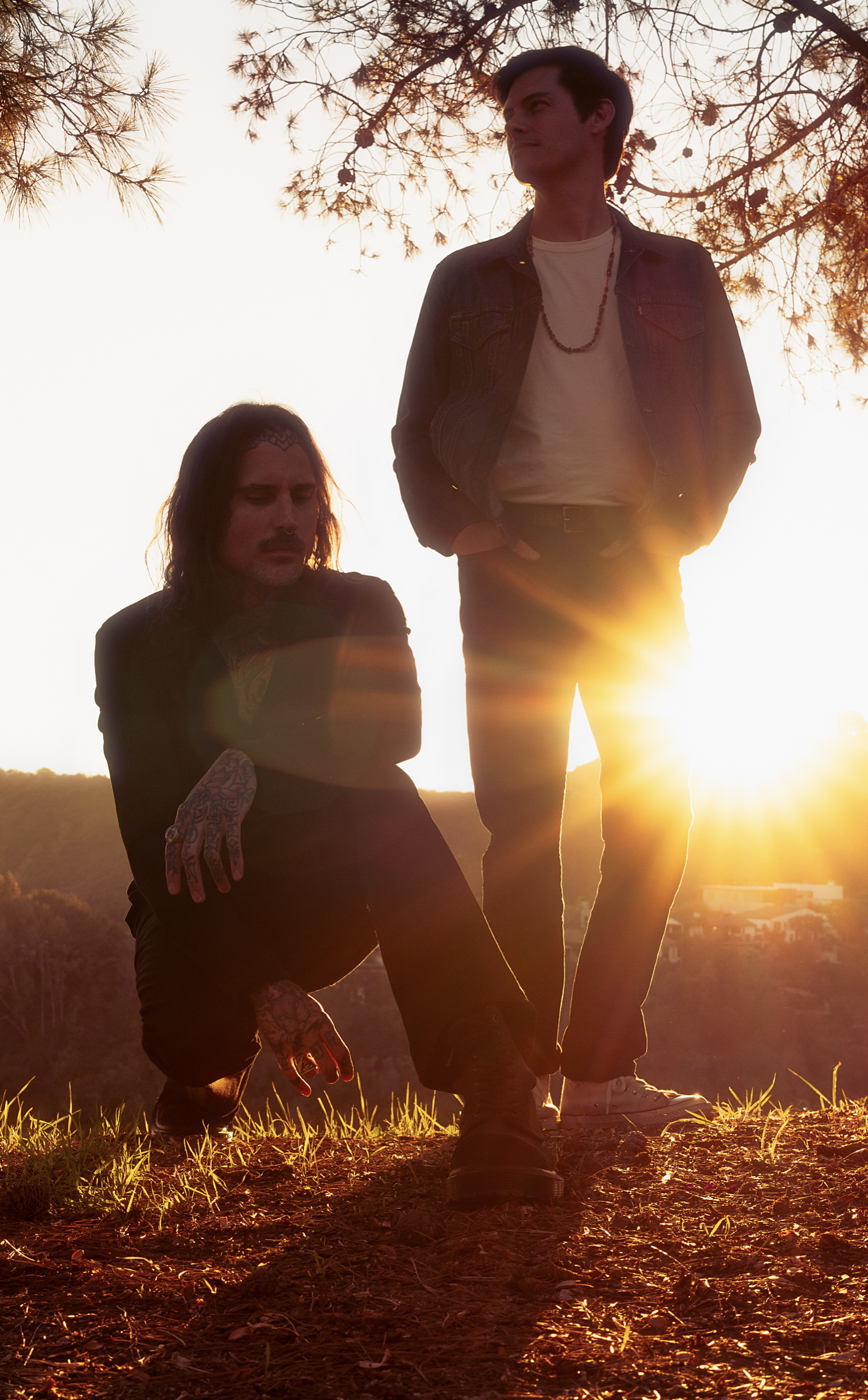 KaL and Art waiting for the sun by Zoe Rain