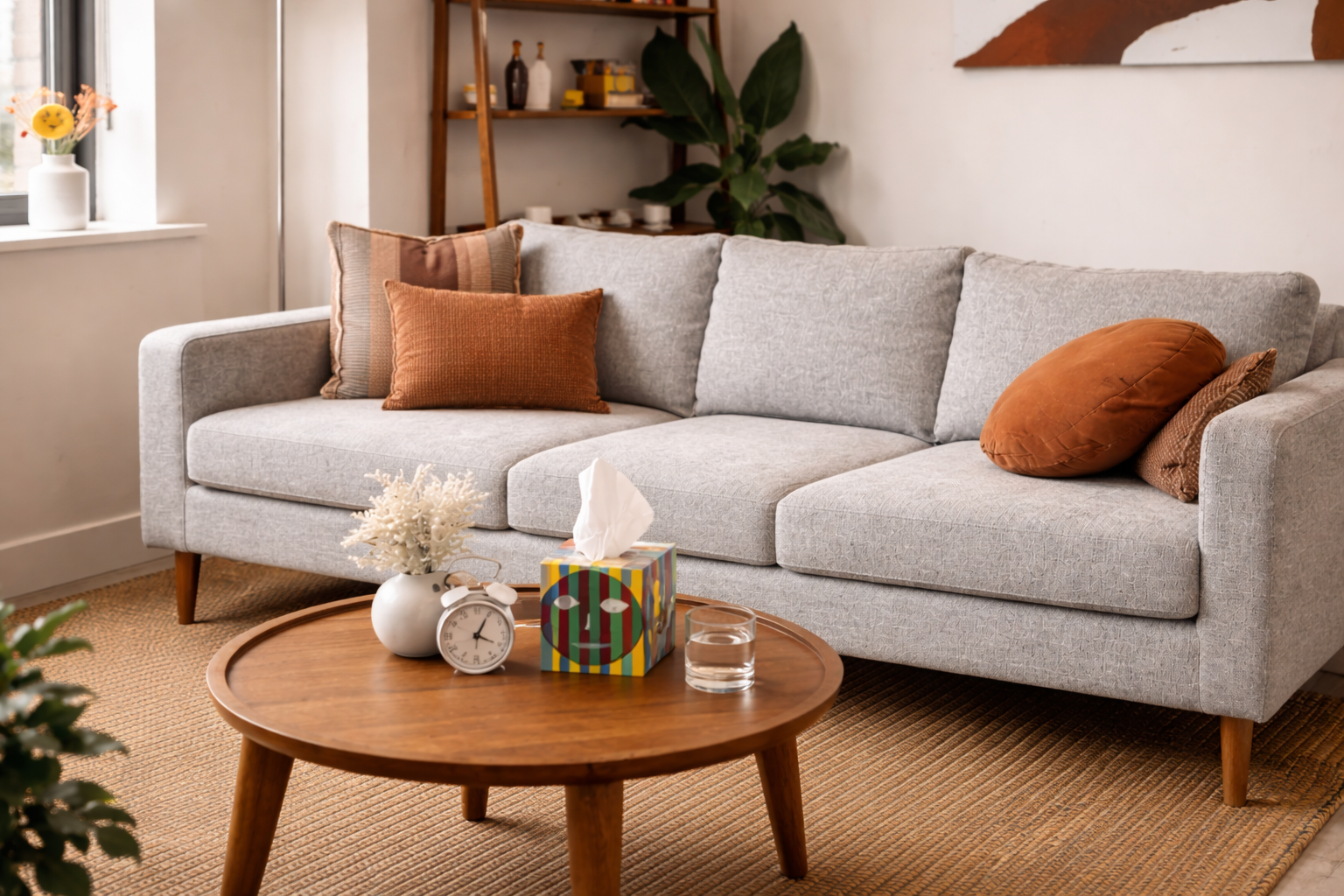 Serene psychotherapy practice in Brooklyn near major subway lines, offering a peaceful environment for mental health support and clinical supervision.