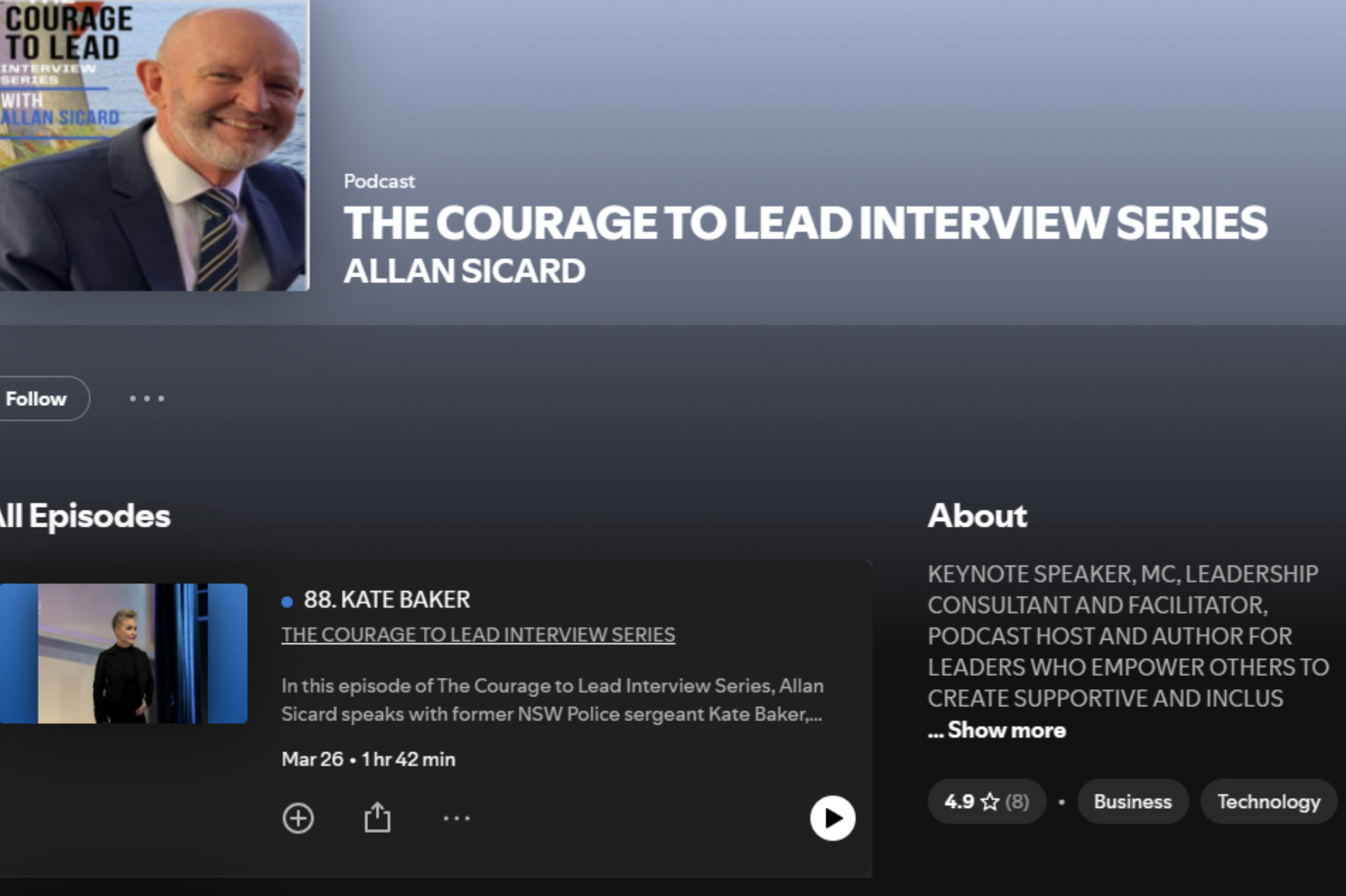 In Conversation with Allan Sicard on The Courage to Lead