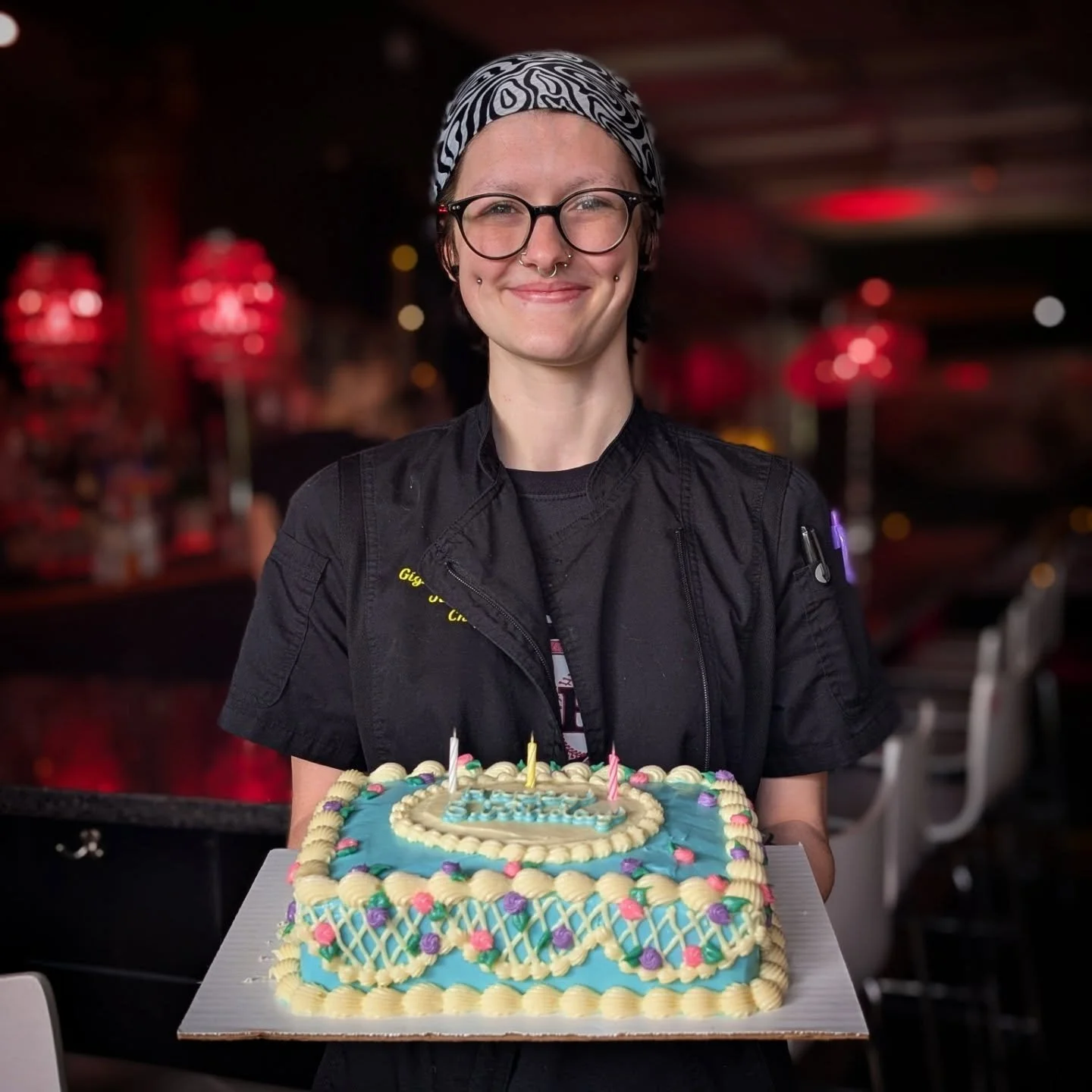 We are celebrating Jara's birthday! 🥳 Jara is our incredible pastry chef 🧁Check out this beautiful cake she made!
Jara, your talent and creativity coupled with your pursuit of excellence makes you an invaluable asset to our team. You're even sweete