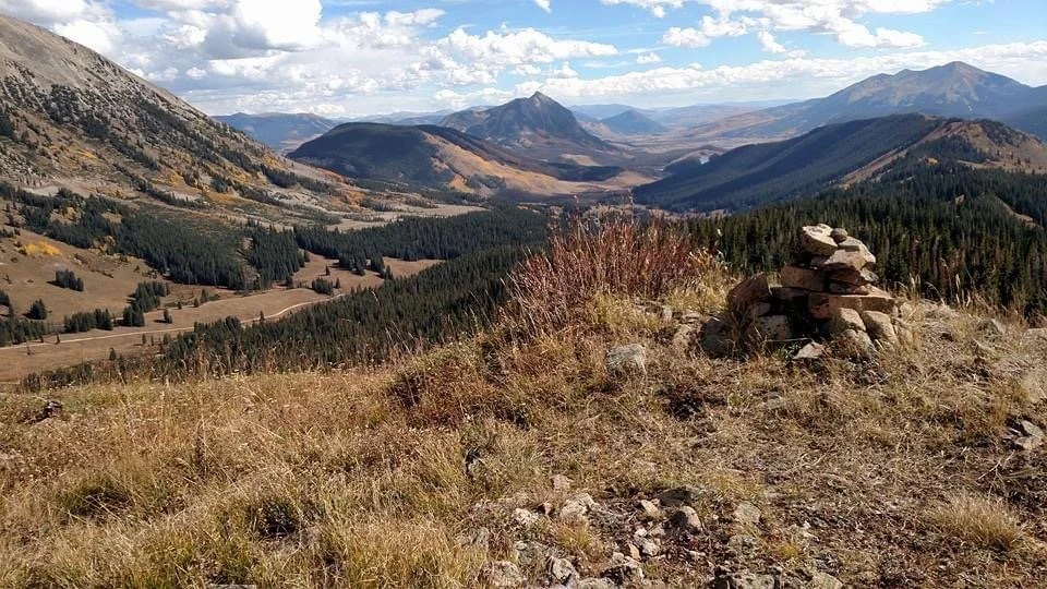 View from Washington Gulch Trail (Trail #403) outside of Crested Butte, Colorado