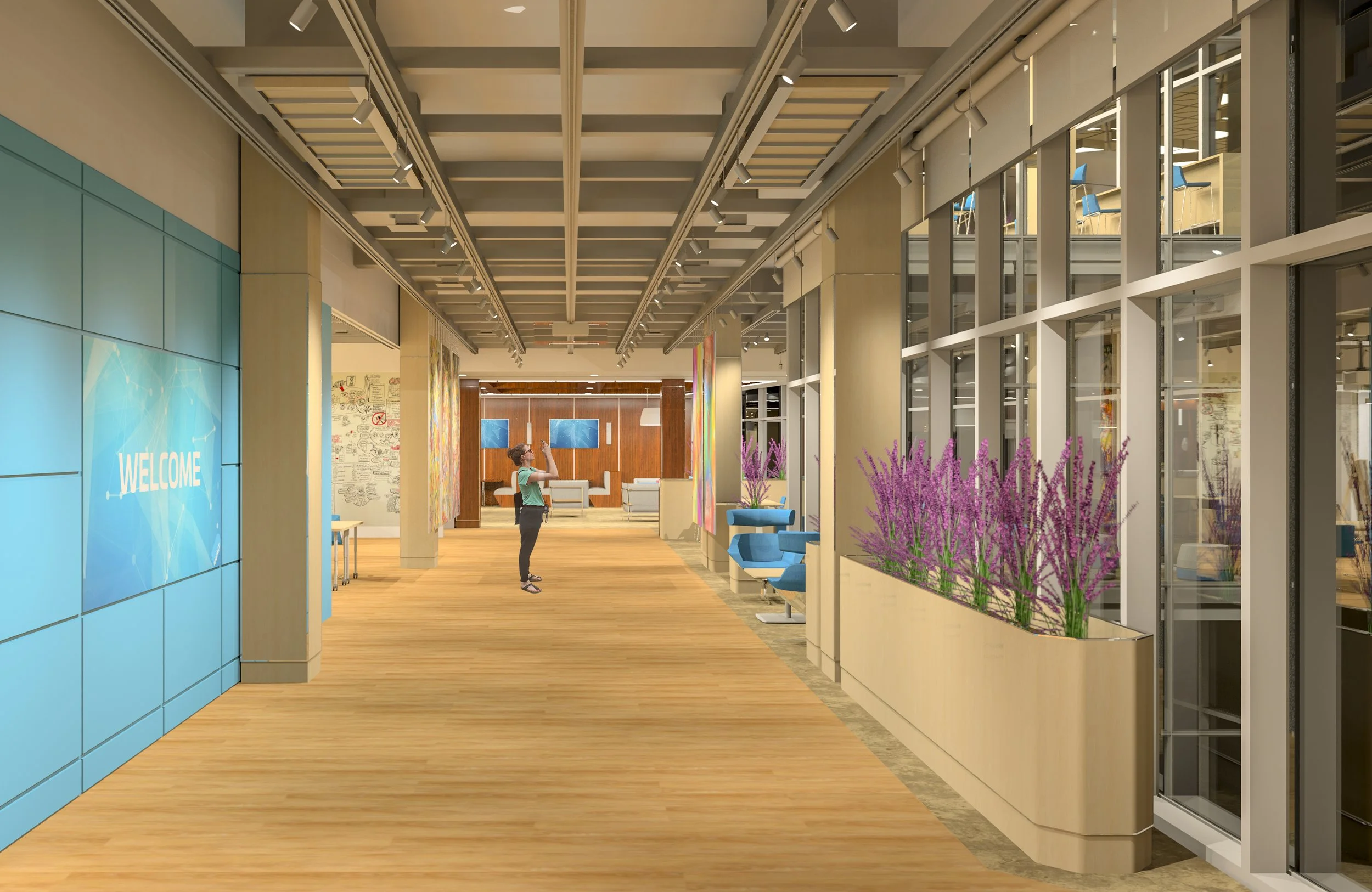 3rd Floor Corridor with Exhibit.jpg