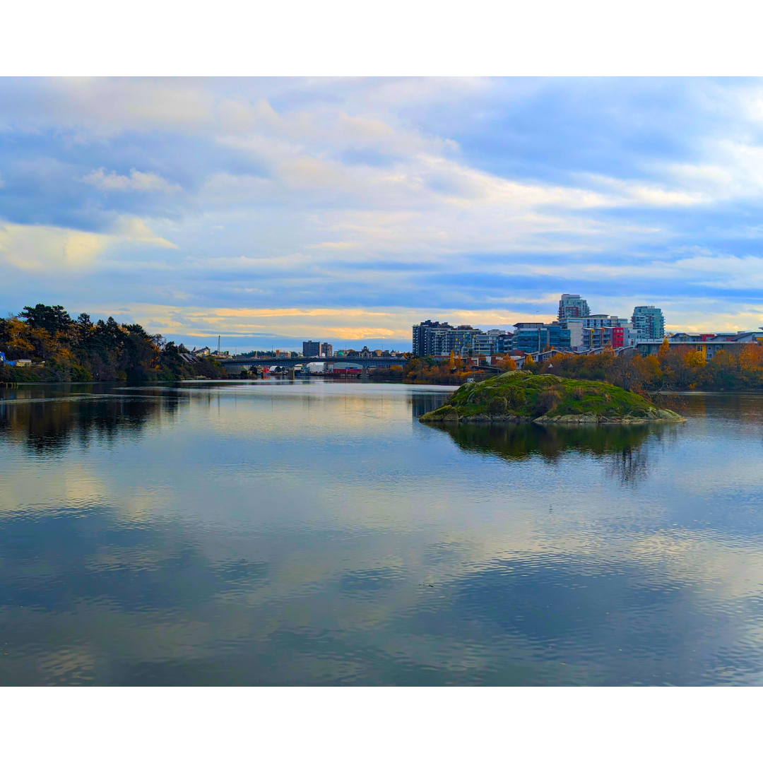 Urban Horizon Over Calm Waters