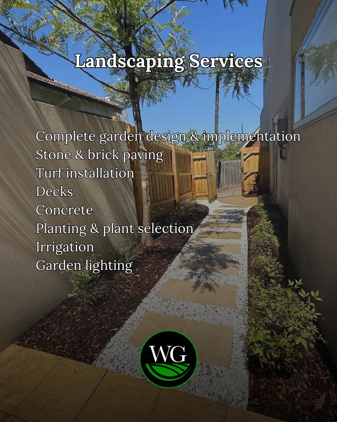 Welcome to Walford Gardens 🏡

We are dedicated to your gardens and outdoor living spaces! Here to help with your next transformation and garden redesign. 

We look forward to hearing from you.

Contact us for your free quote.
Ph: 0431 668 100
Email: