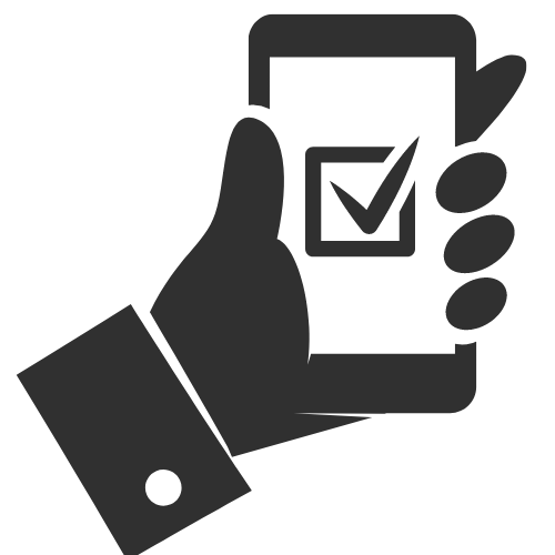 Image of Person Booking Cleaning Service online