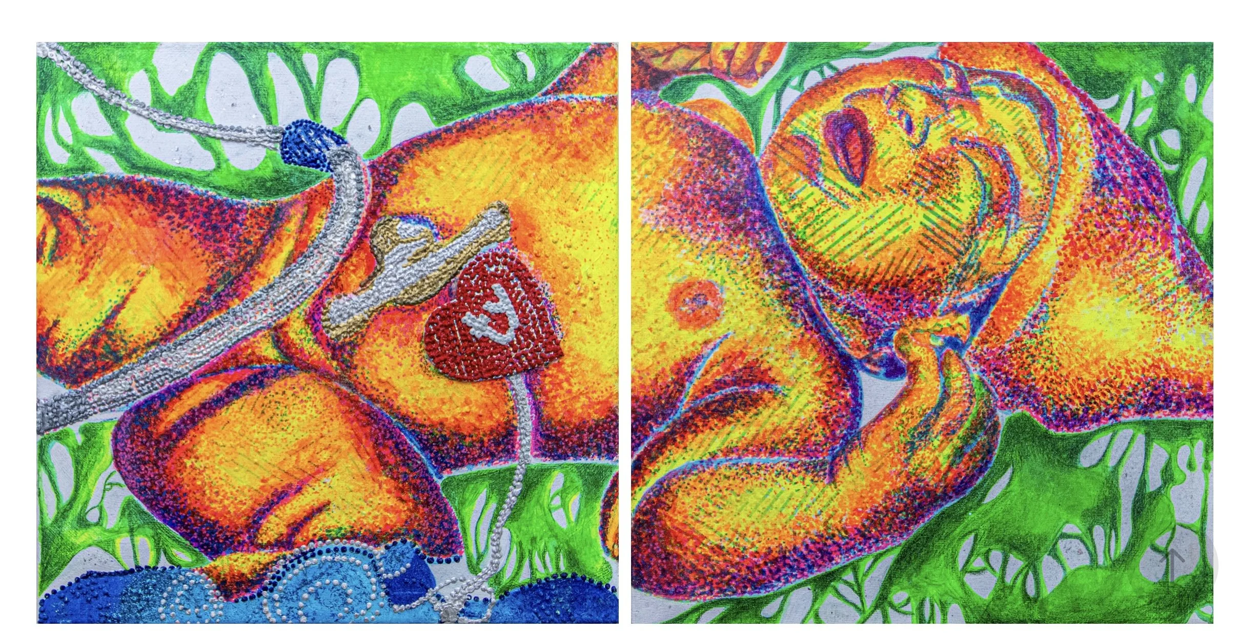 Holographic Pointillism