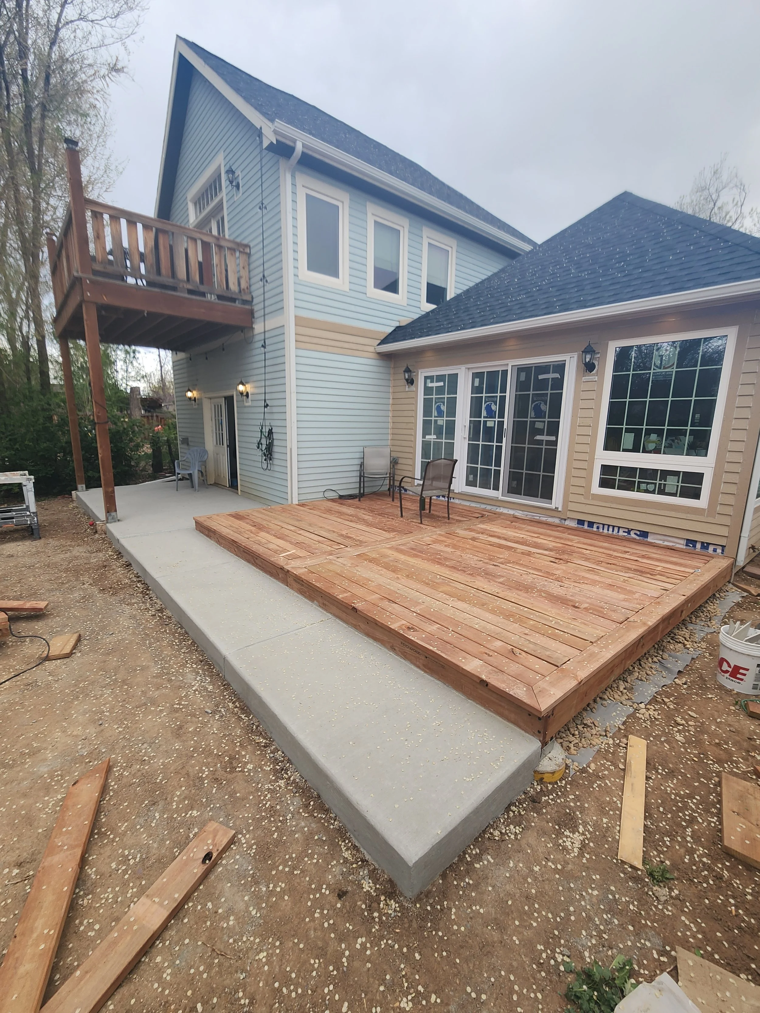 Patio Style Deck in Northern Colorado