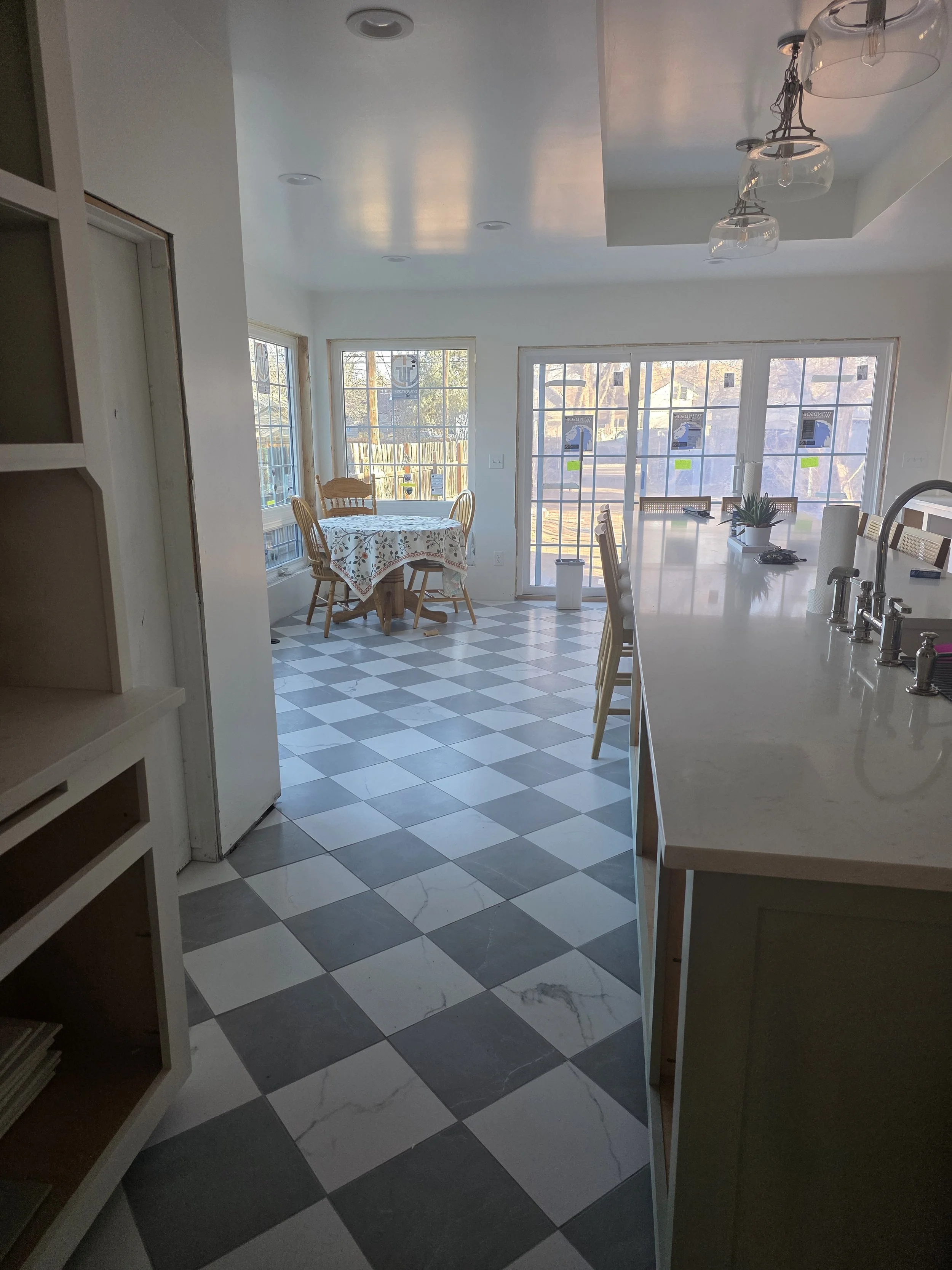 Checkerboard Kitchen Floor – Windsor, CO