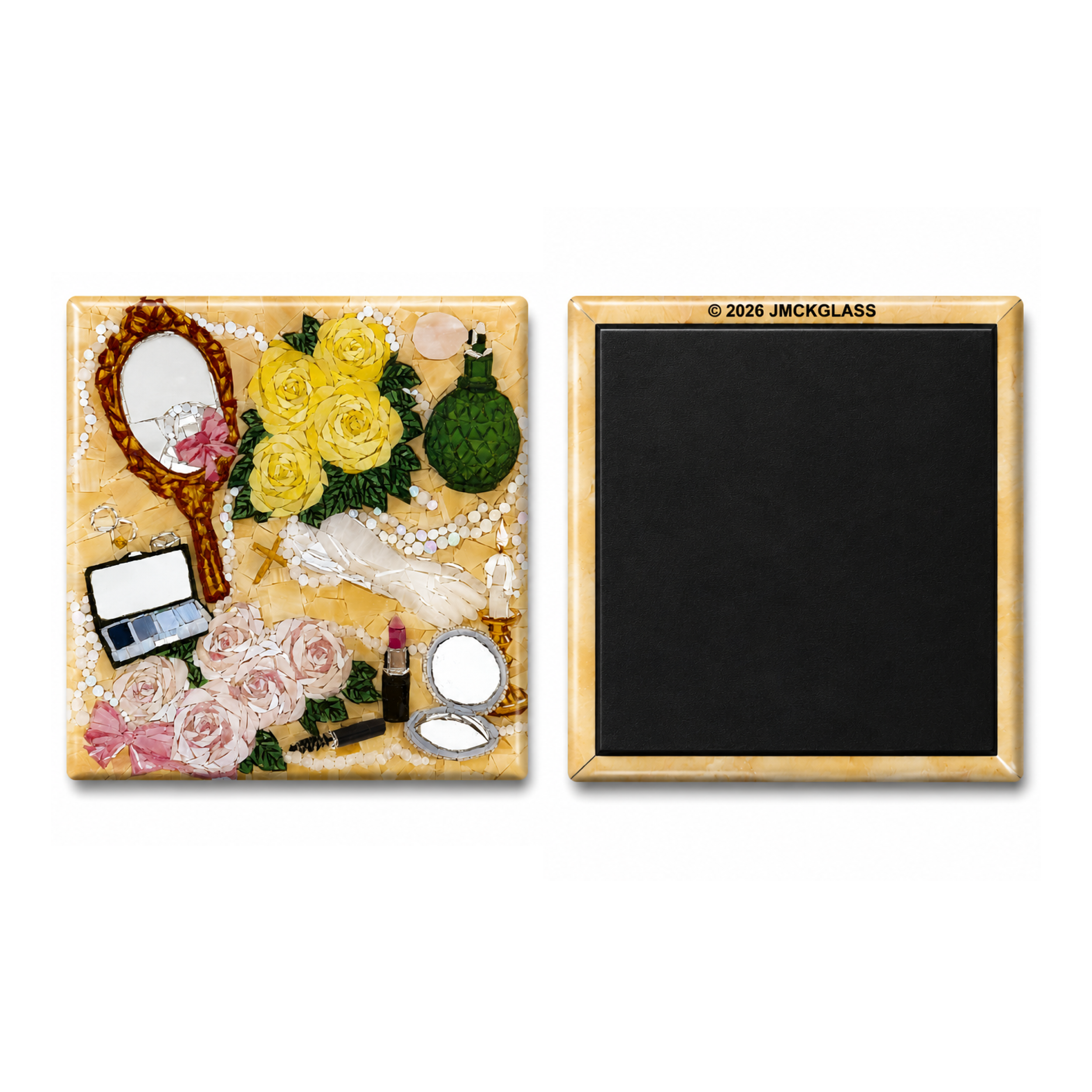 Un-Grouted Vintage Collage Magnet
