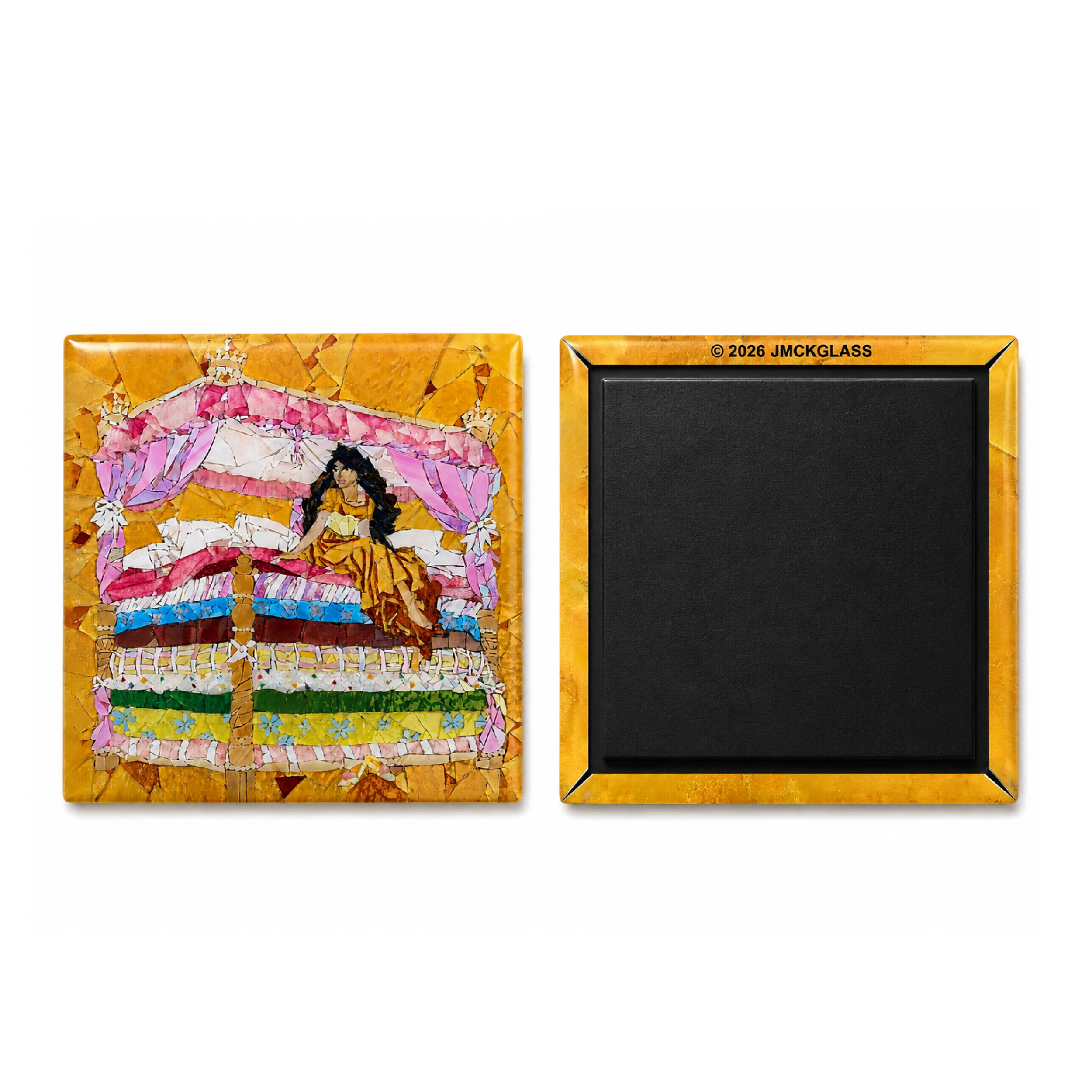 Un-Grouted Princess & The Pea Magnet