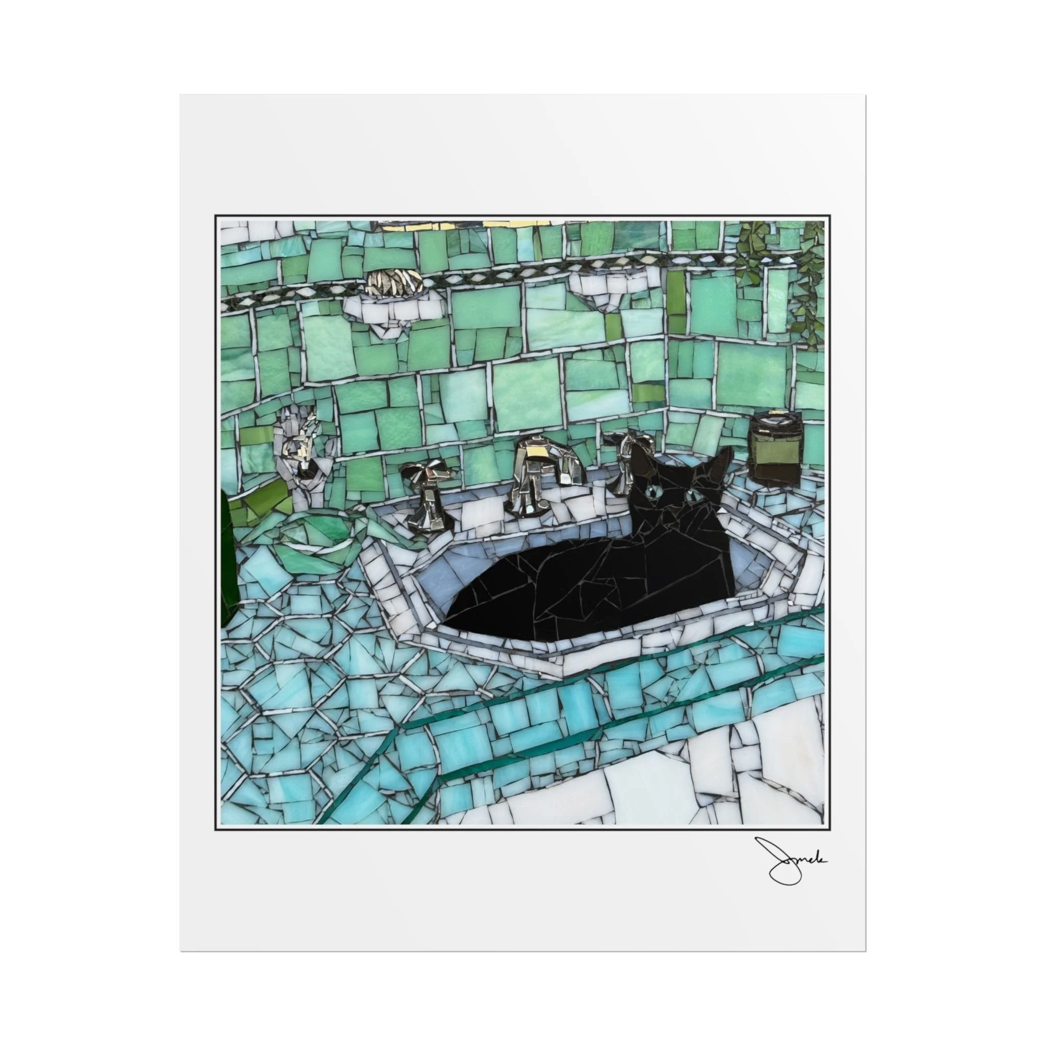 Grouted ZigZag in the Sink - Limited Print