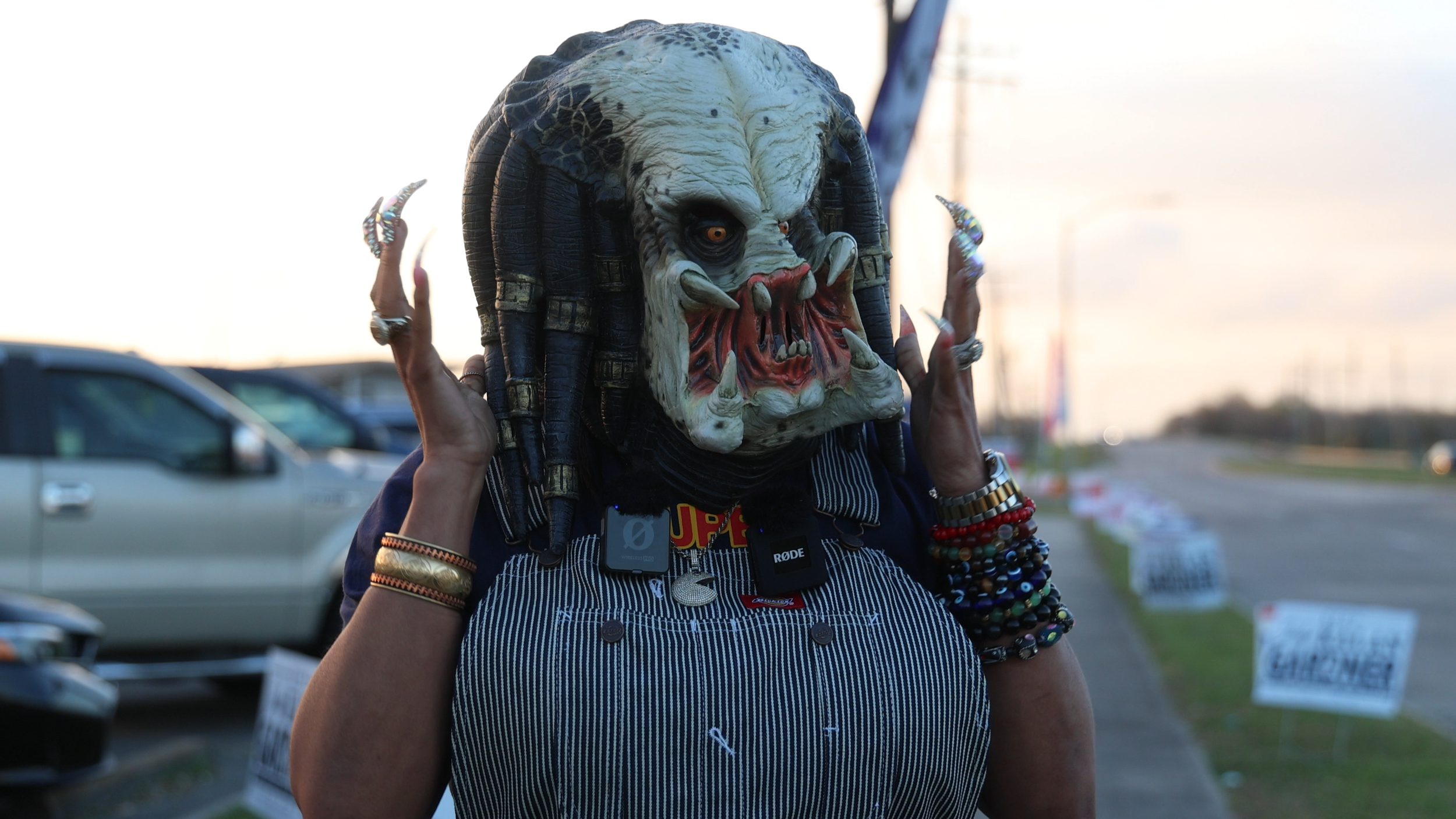 “You are my prey today”: Dr. Candice Matthews Makes Appearance At Voting Polls