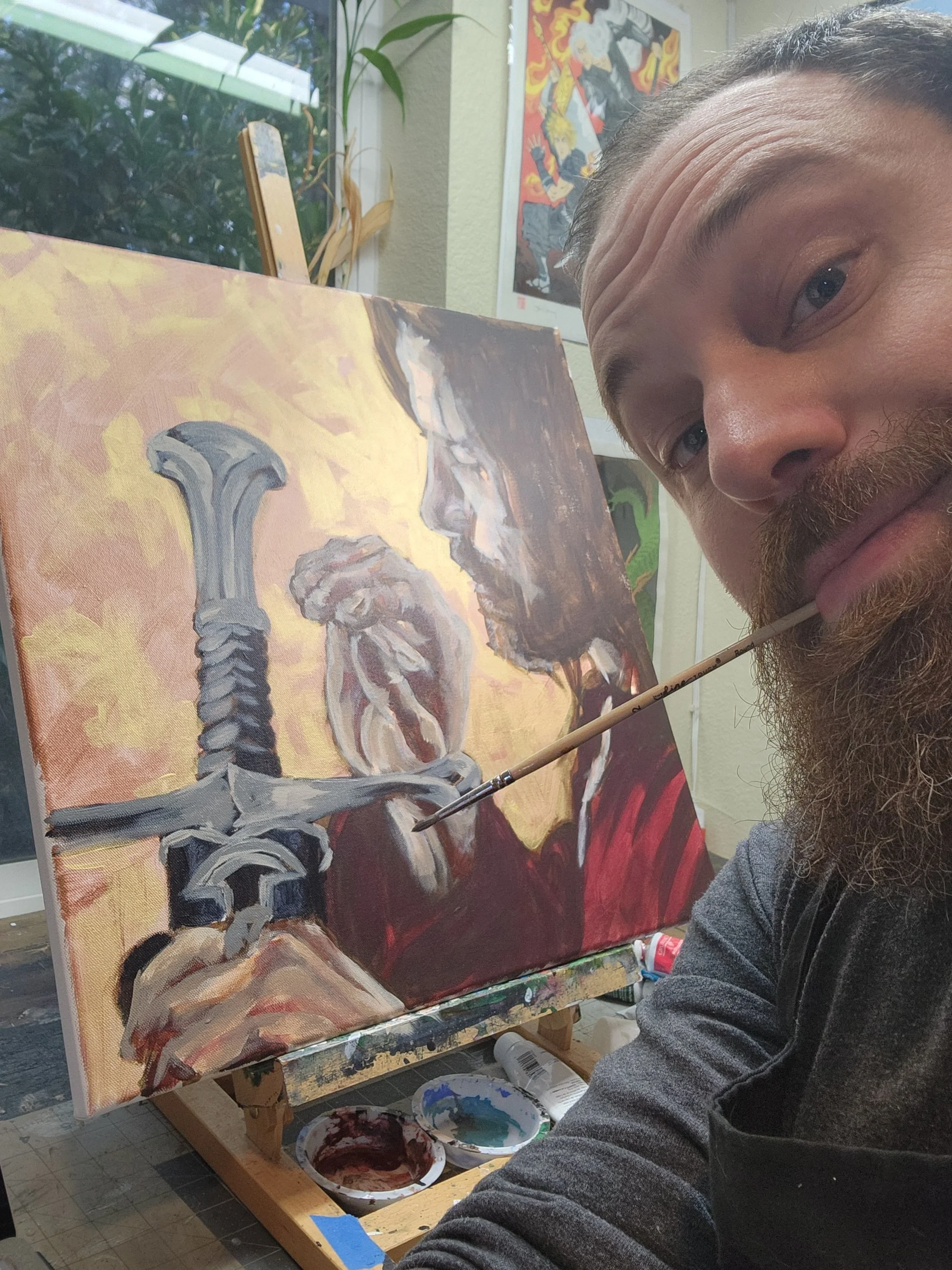 PAINTING ARAGORN