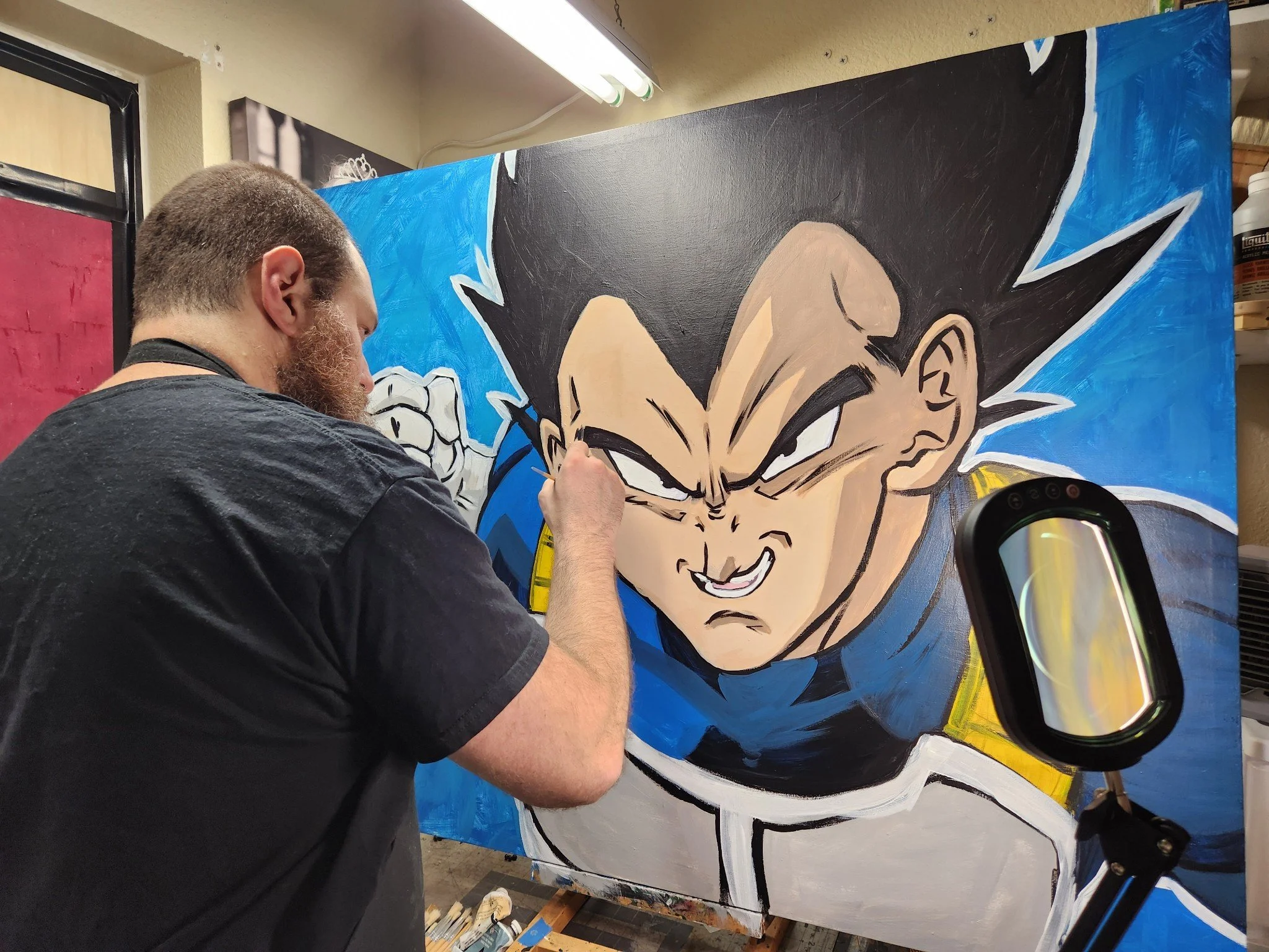 PAINTING A GIANT VEGETA
