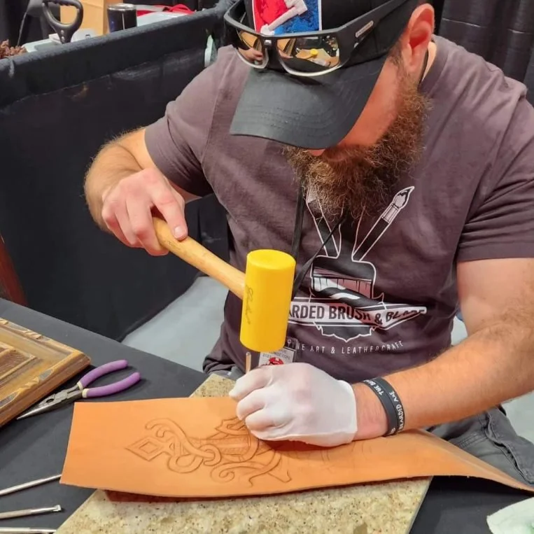 LEATHERWORK DEMONSTRATION