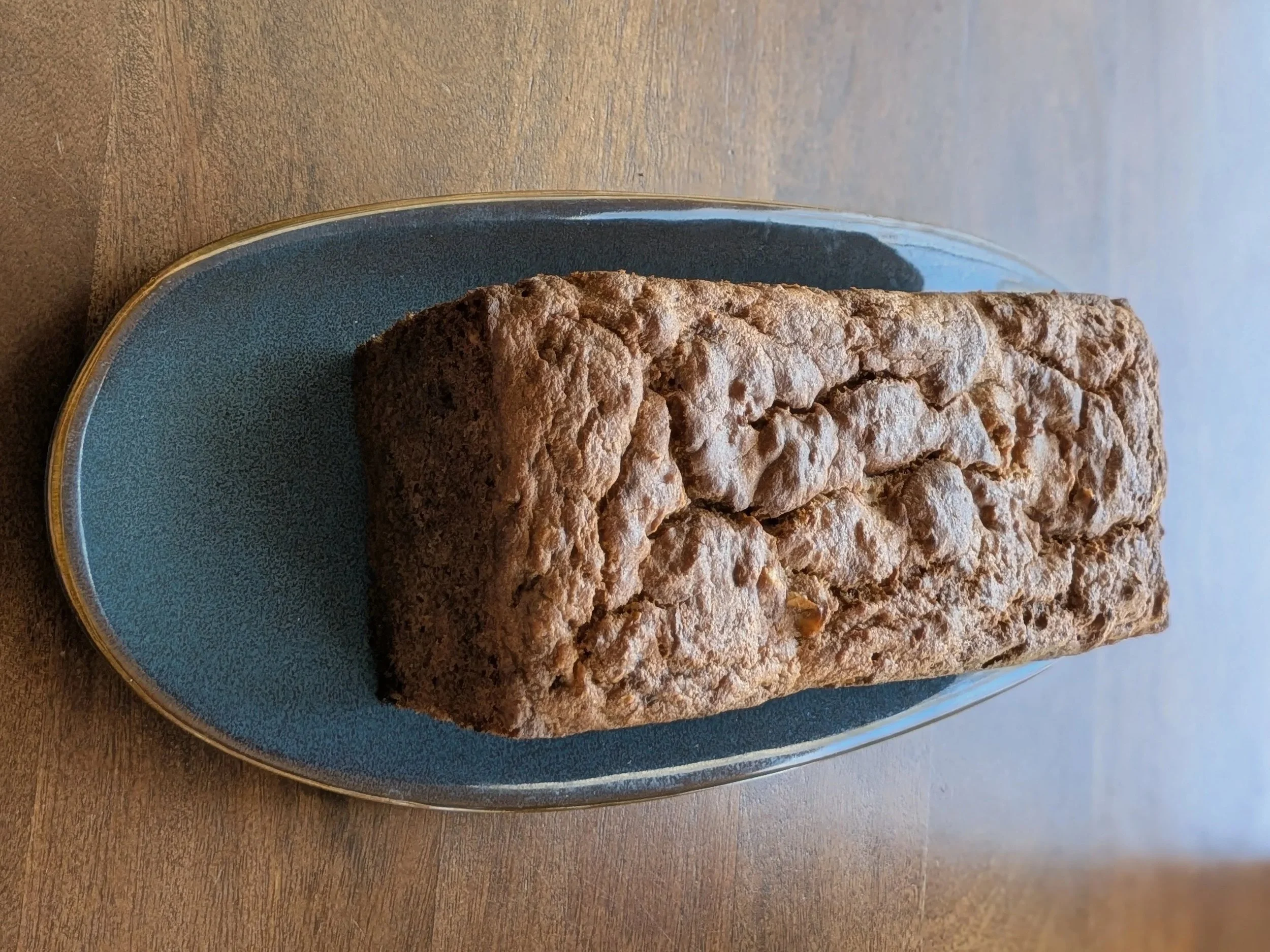 Almond Pecans Eggless Organic Banana Bread