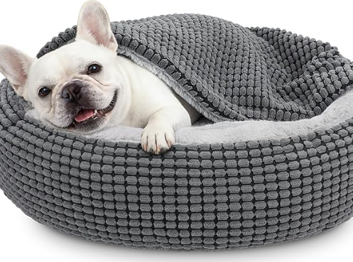 round dog bed with cover.png