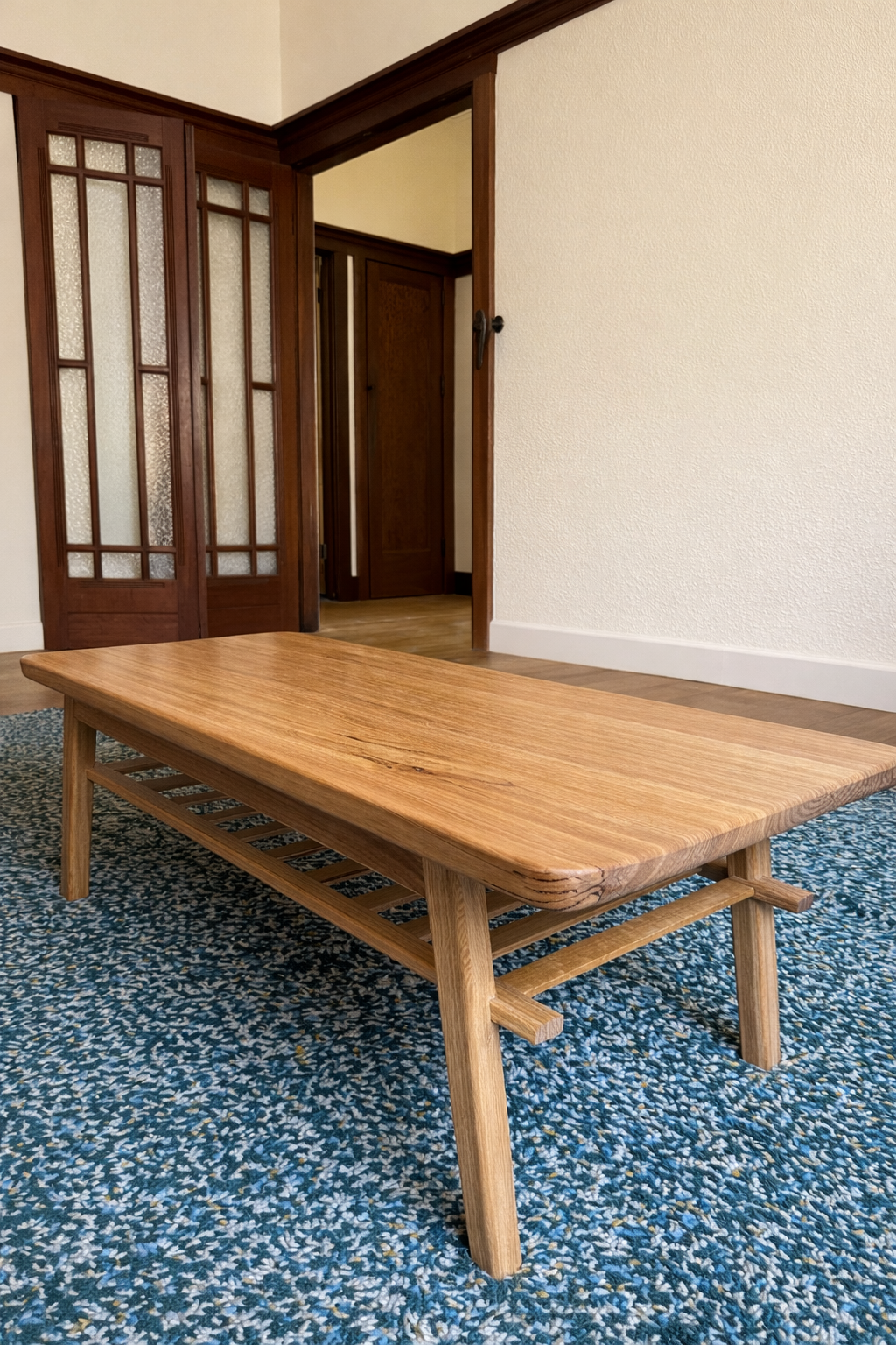 coffee table. recycled messmate. 