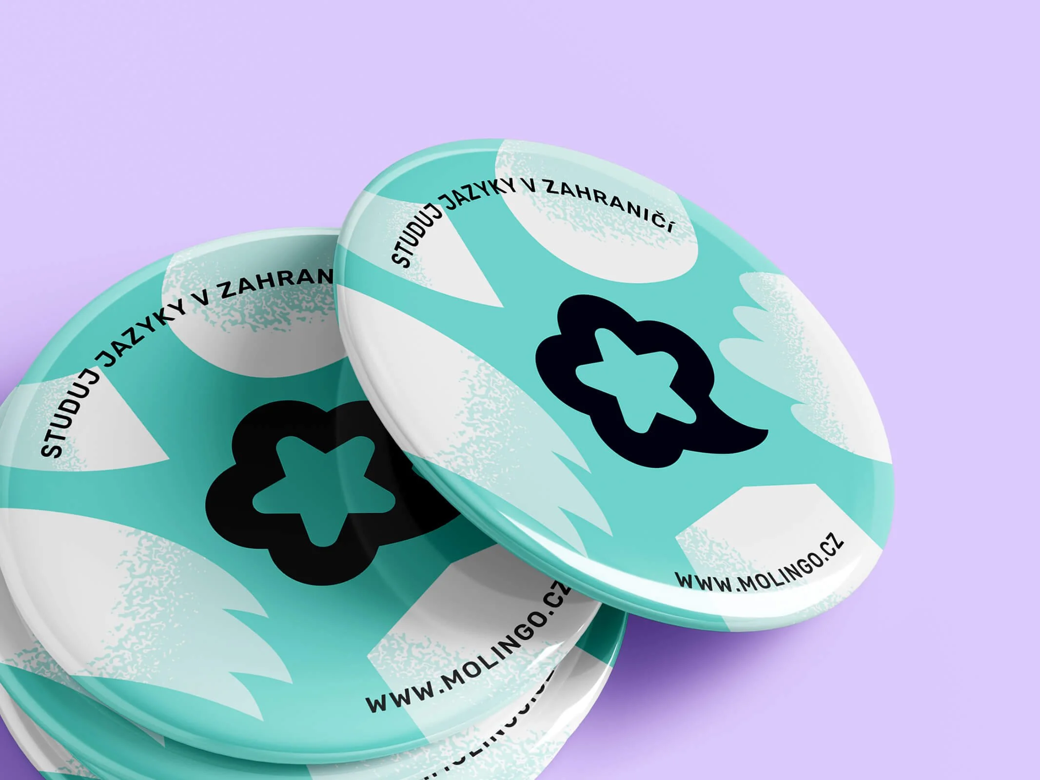 Odznak značky Molingo.