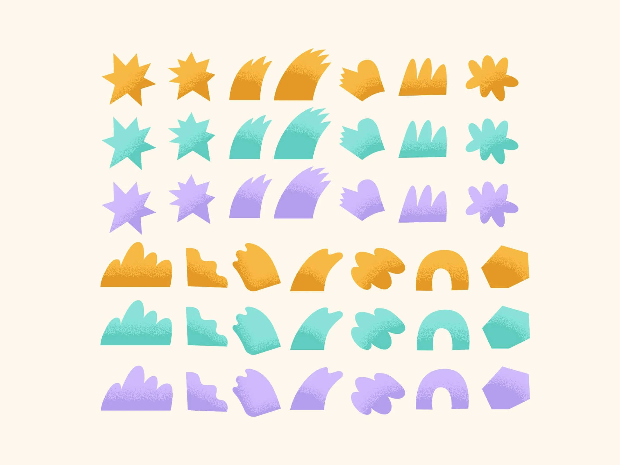 Grafické elementy značky Molingo.