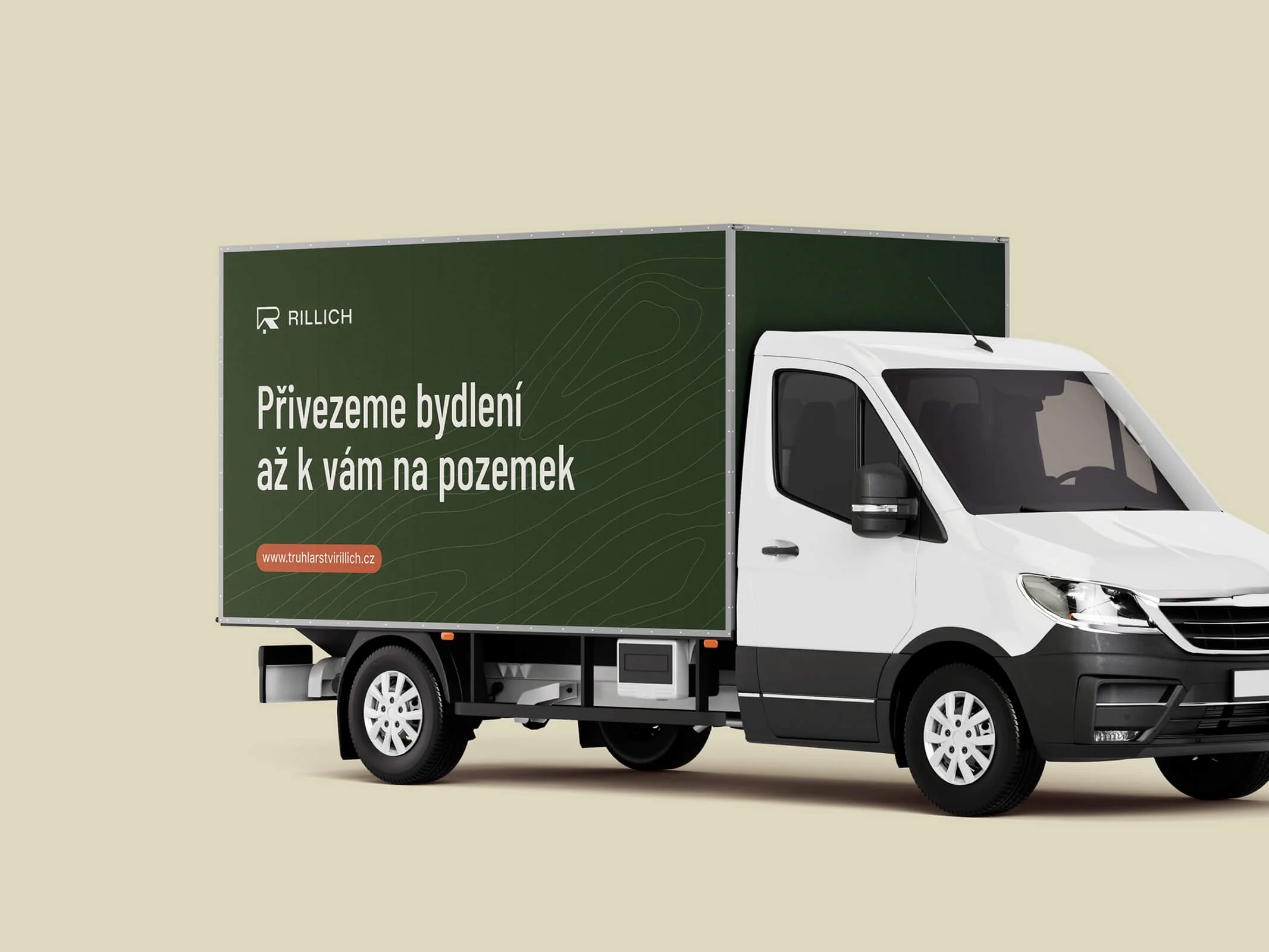 Potisk dodávky grafikou značky Rillich.