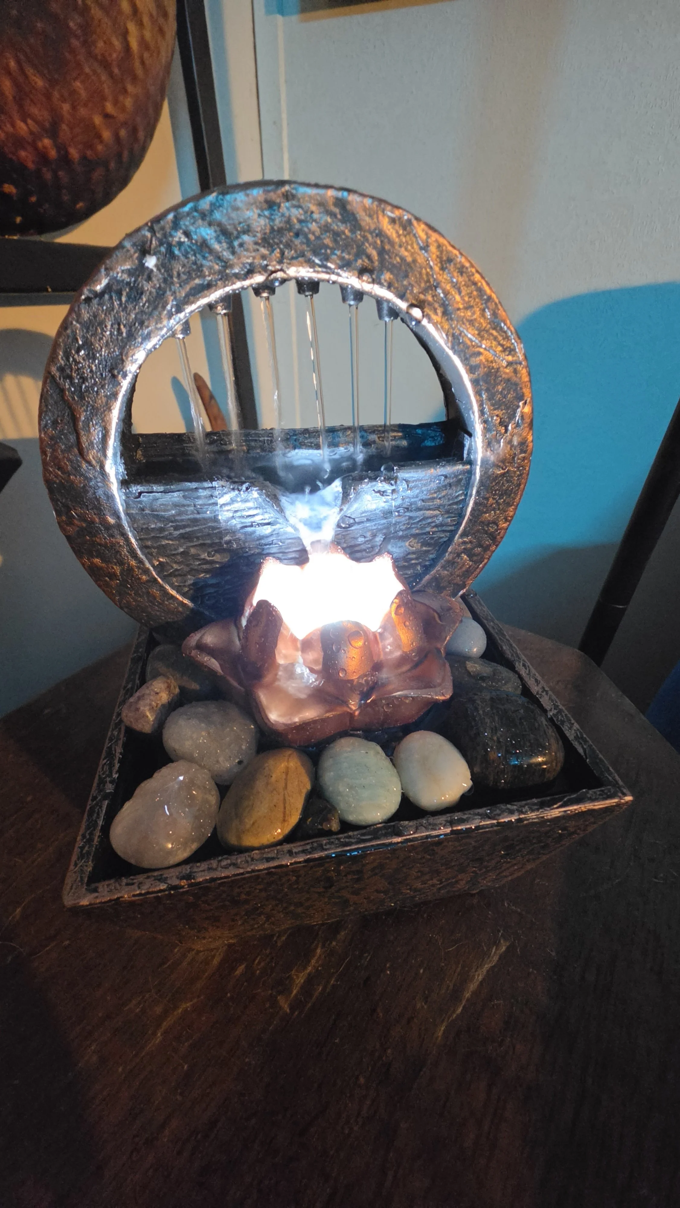 Copper Lotus Fountain