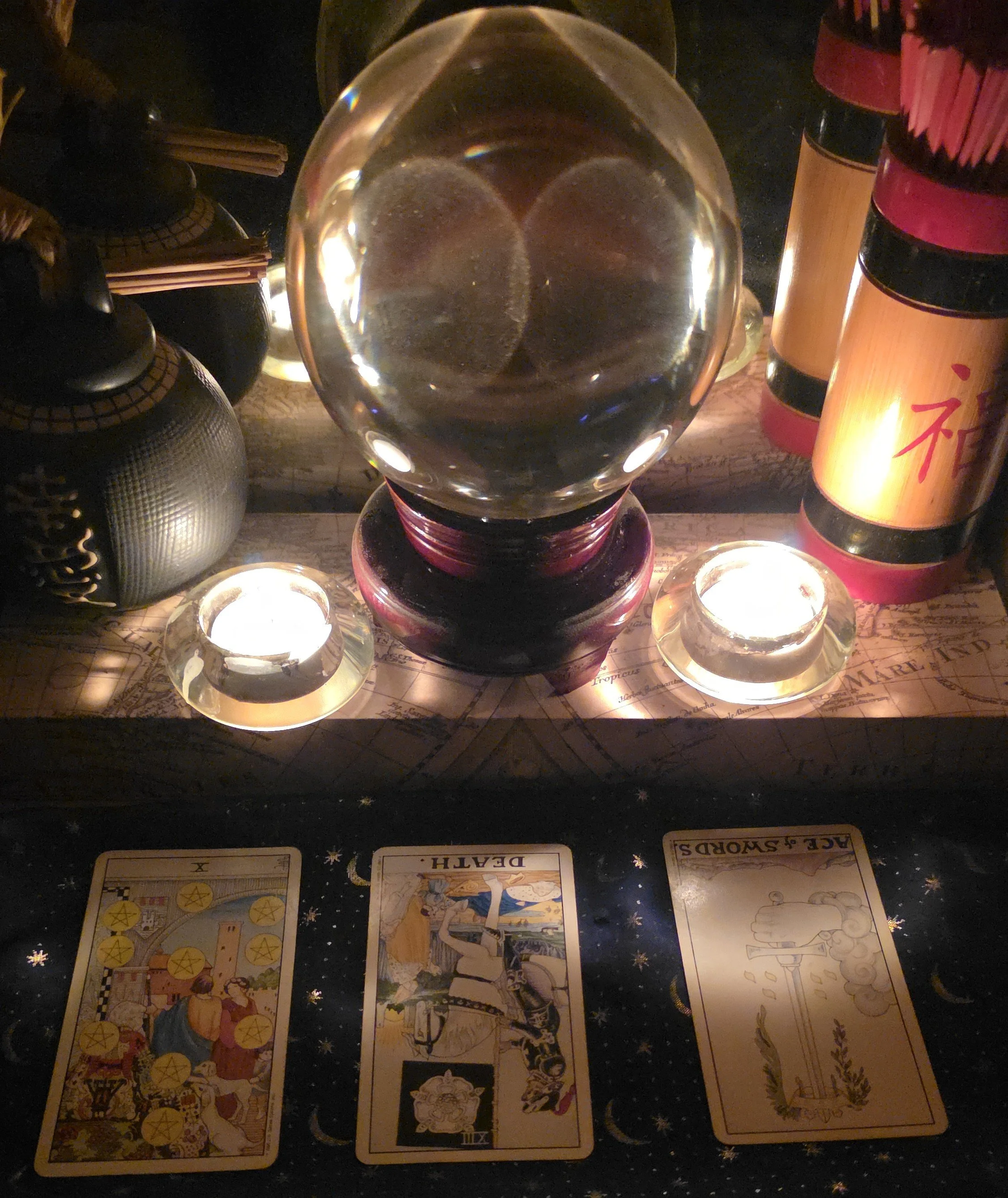 Messenger's Wisdom 3 Card Tarot Spread