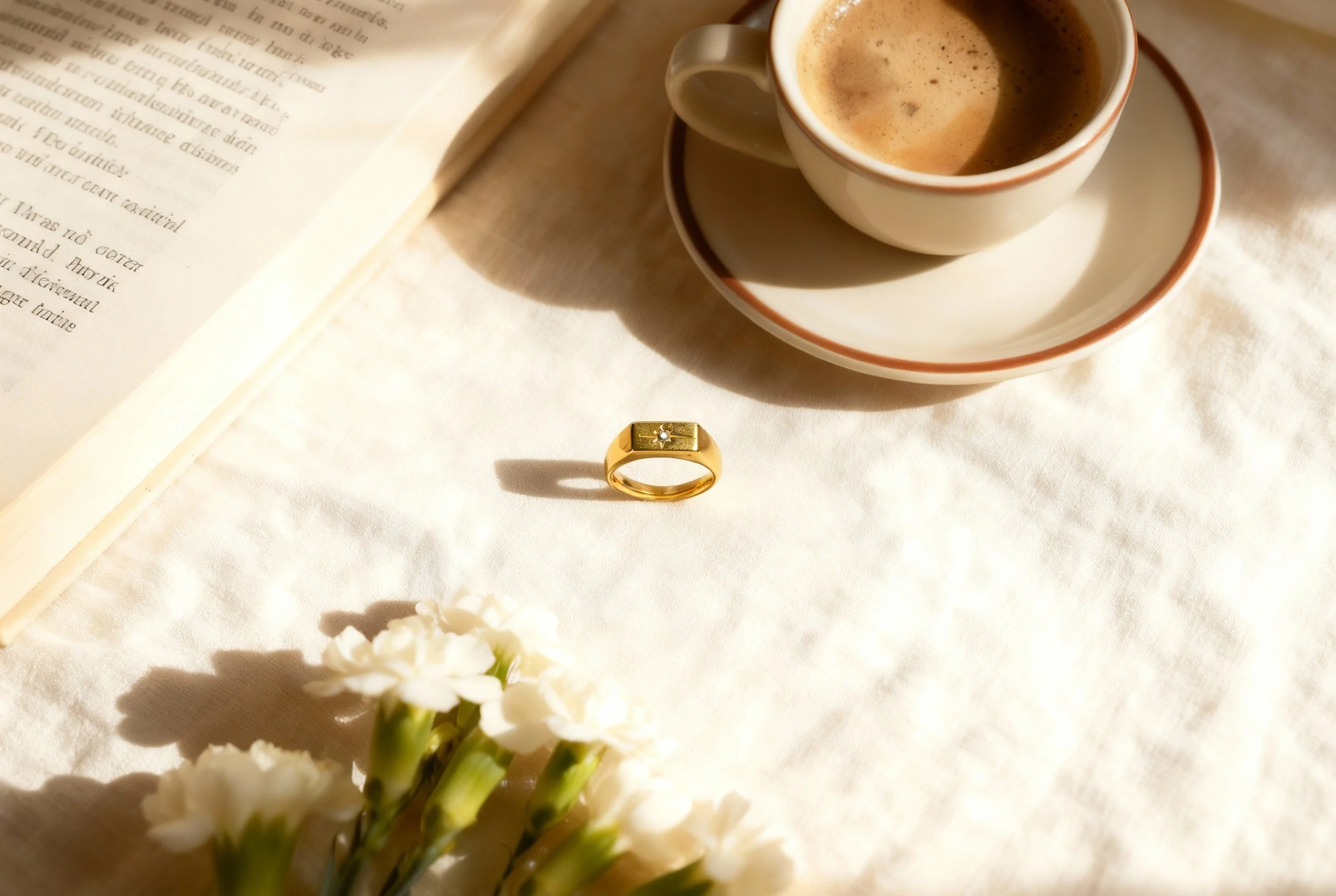 Starburst Signet Ring