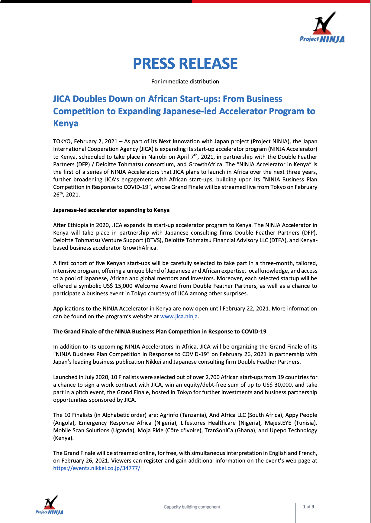 Access full press release