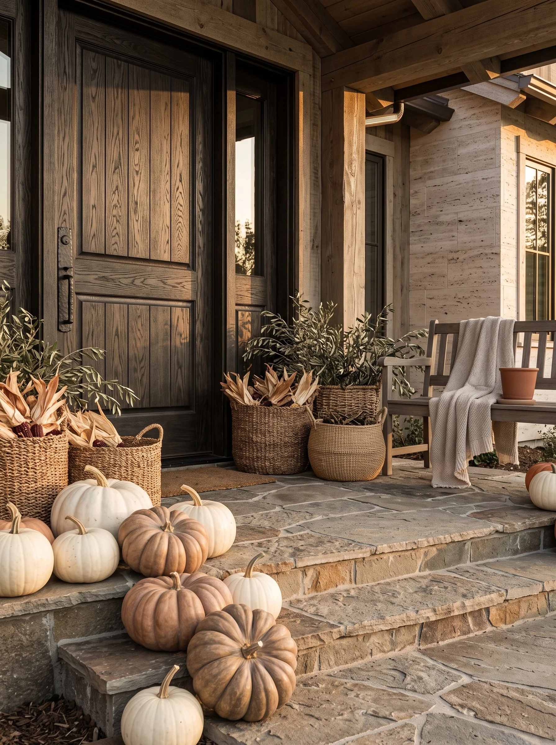 Modern Farmhouse Fall Decor: Color Palette &amp; Home Decor Ideas