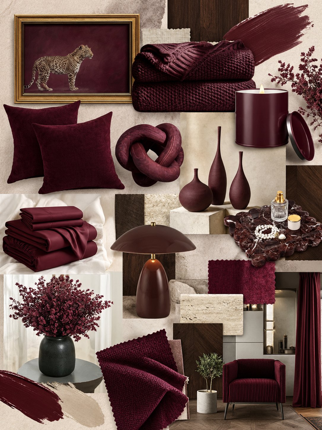 Burgundy Home Decor: Why It's Everywhere this fall and How to Style It