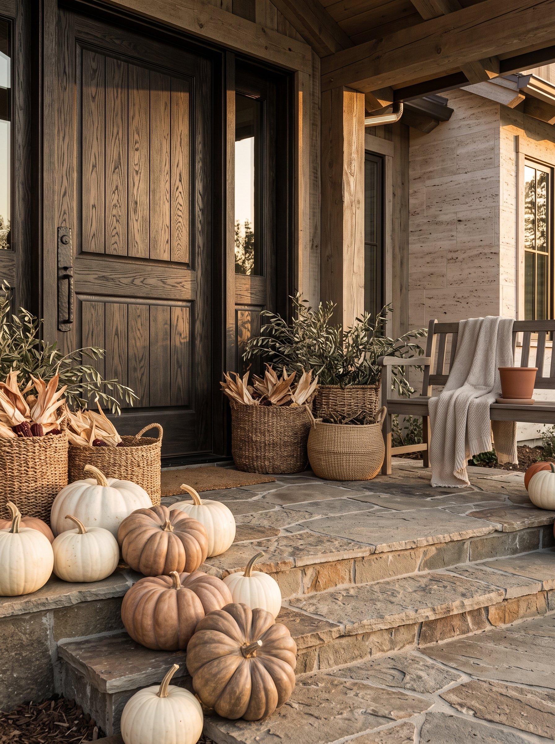 Modern Farmhouse Fall Decor Front Porch