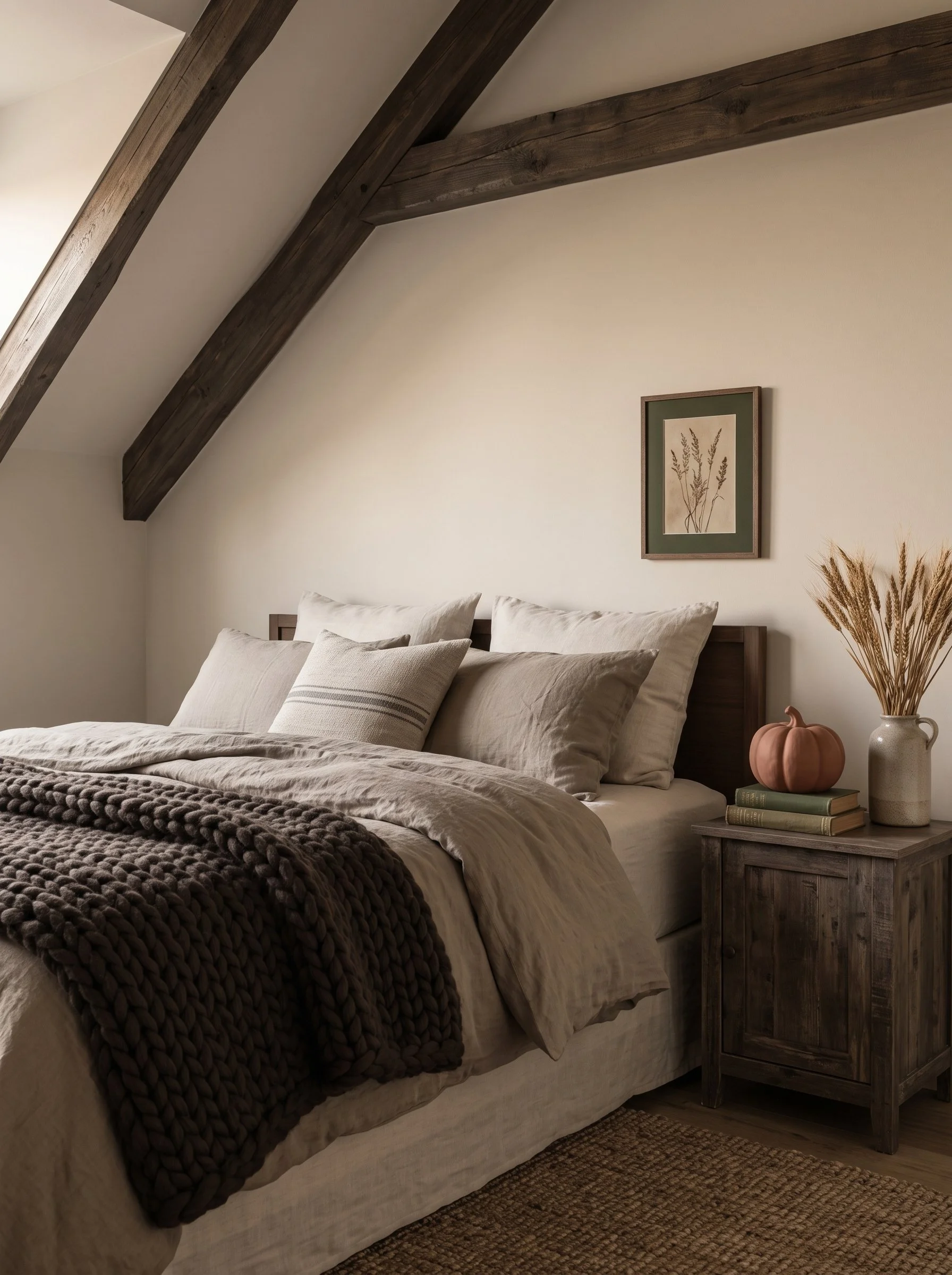 Modern Farmhouse Fall Decor Bedroom