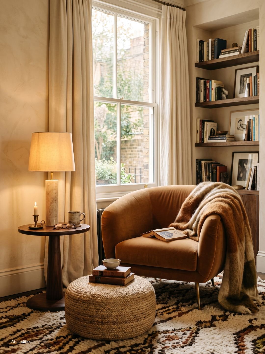 cozy reading nook