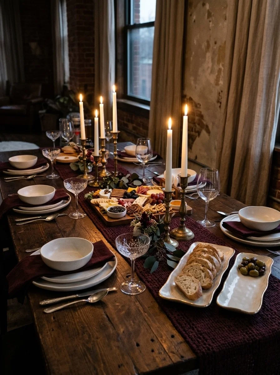 Hosting Gift Ideas Dinner Table Setting